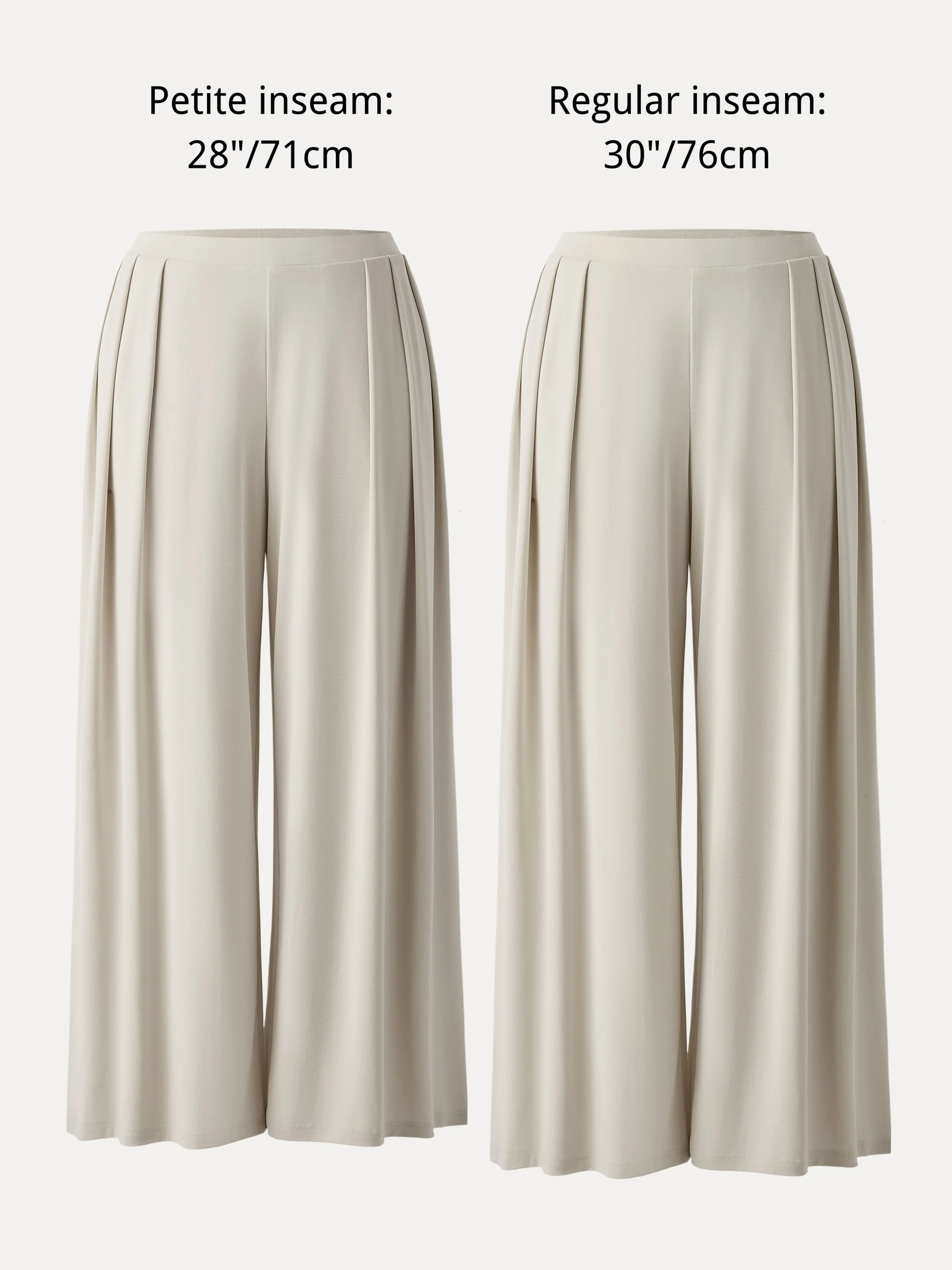 Sandwashed Mid Rise Pleated Wide Leg Palazzo Pant with Pockets - Image 14