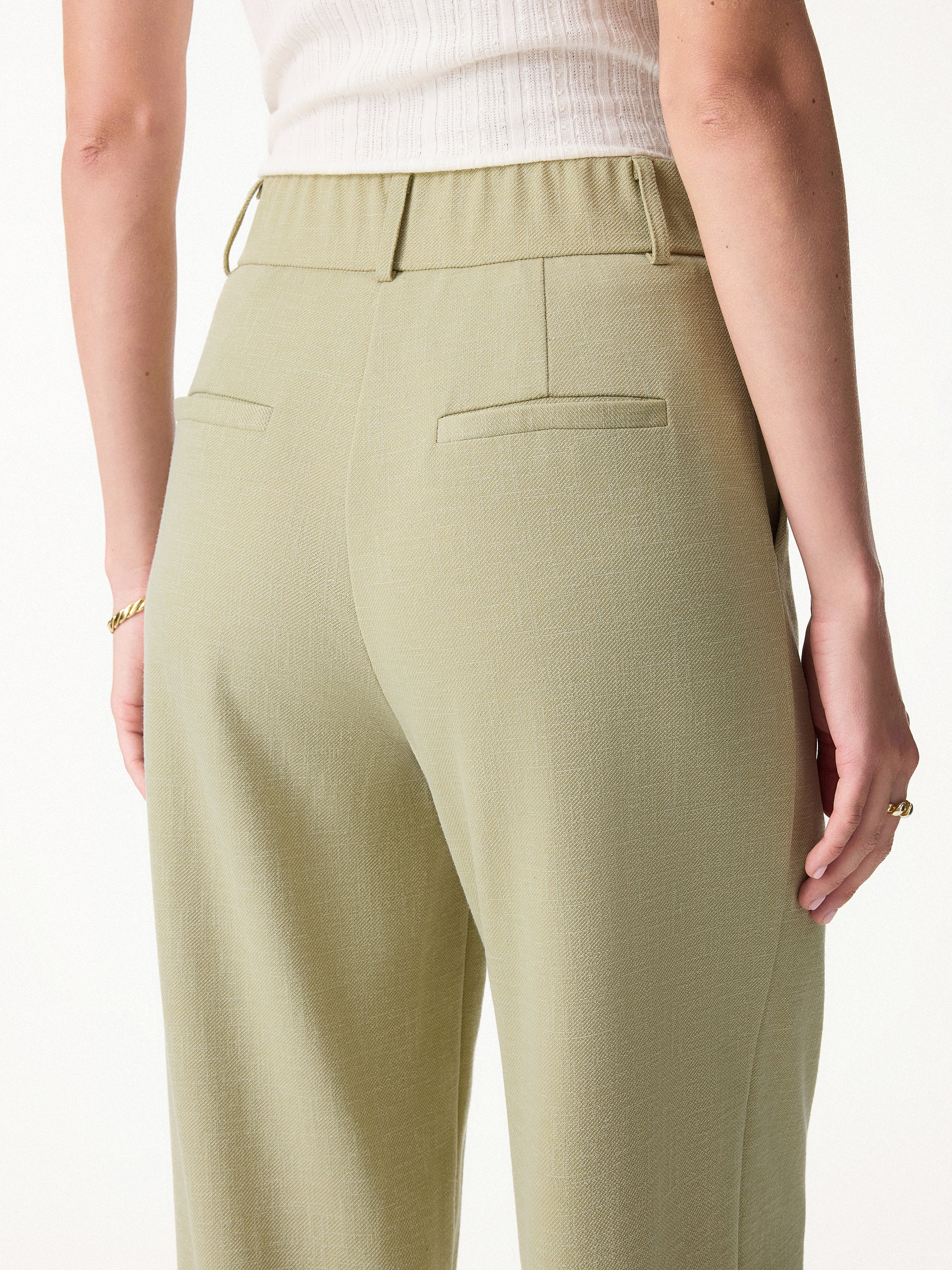 2Pcs Set V-neck Bra Tank & Tapered Pant - Image 11