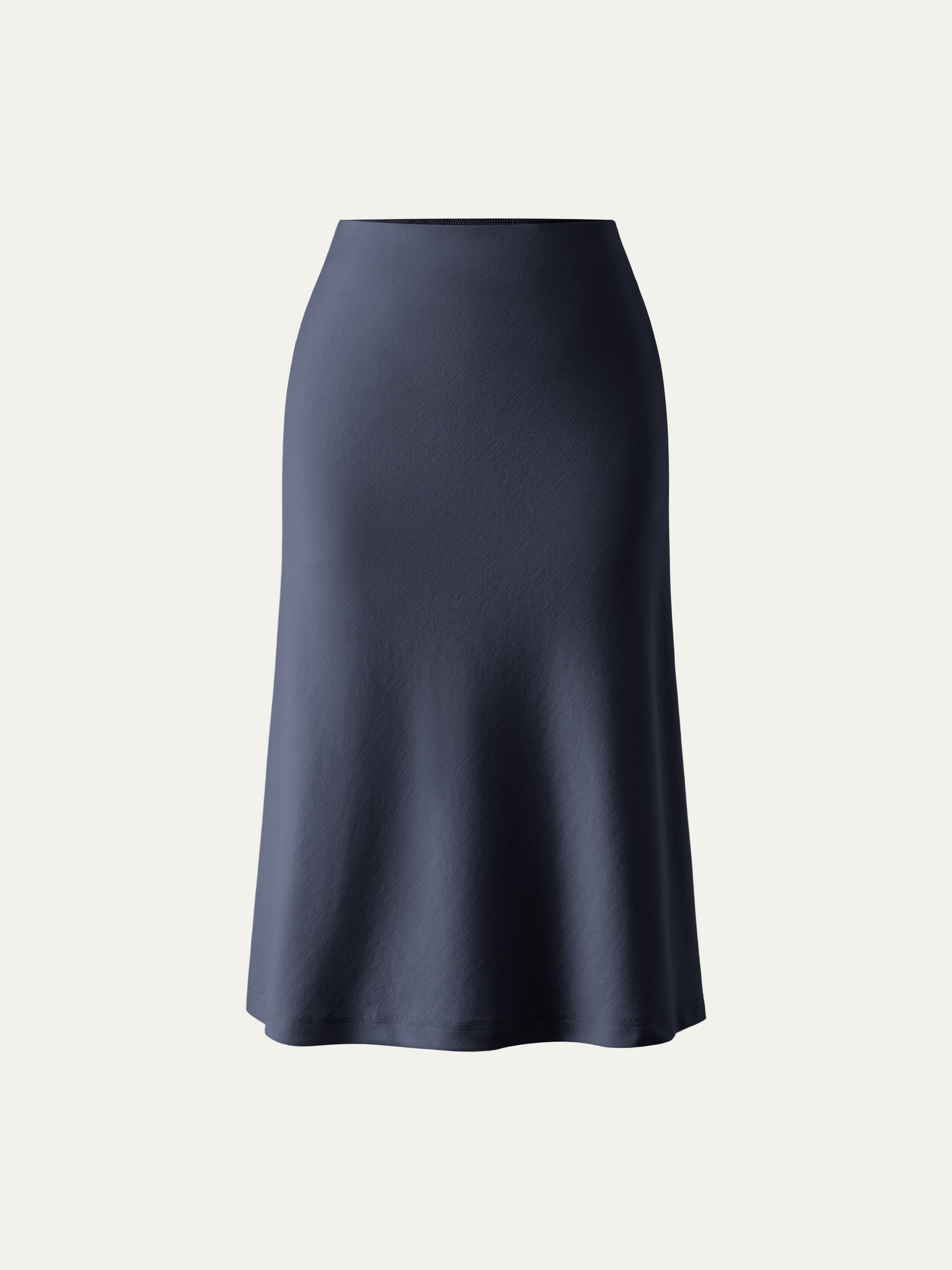 A-line Midi Skirt with Pockets - Image 3