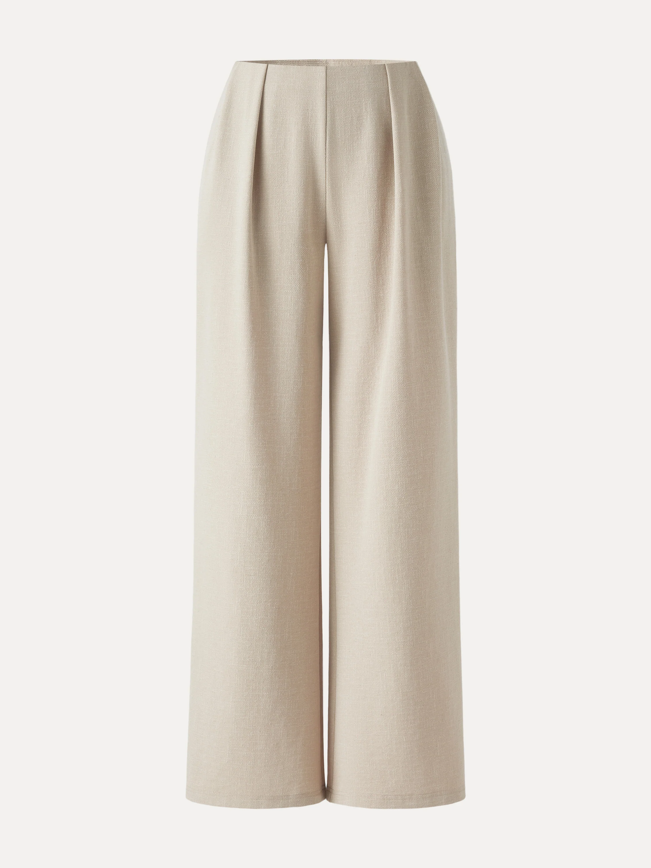 Airy Stretch Linen Wide Flare Pant with Pockets - Image 13