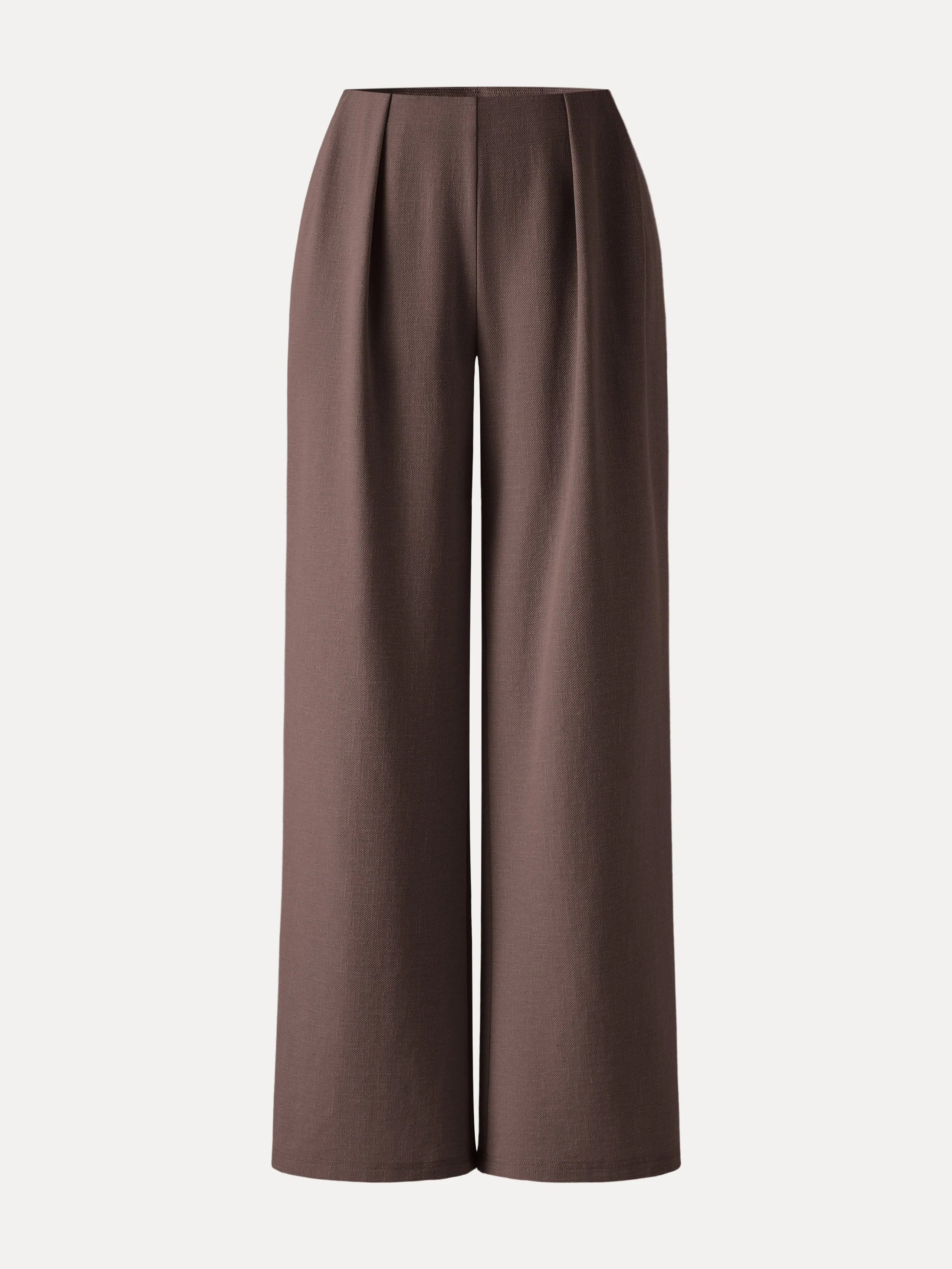 Airy Stretch Linen Wide Flare Pant with Pockets - Image 16