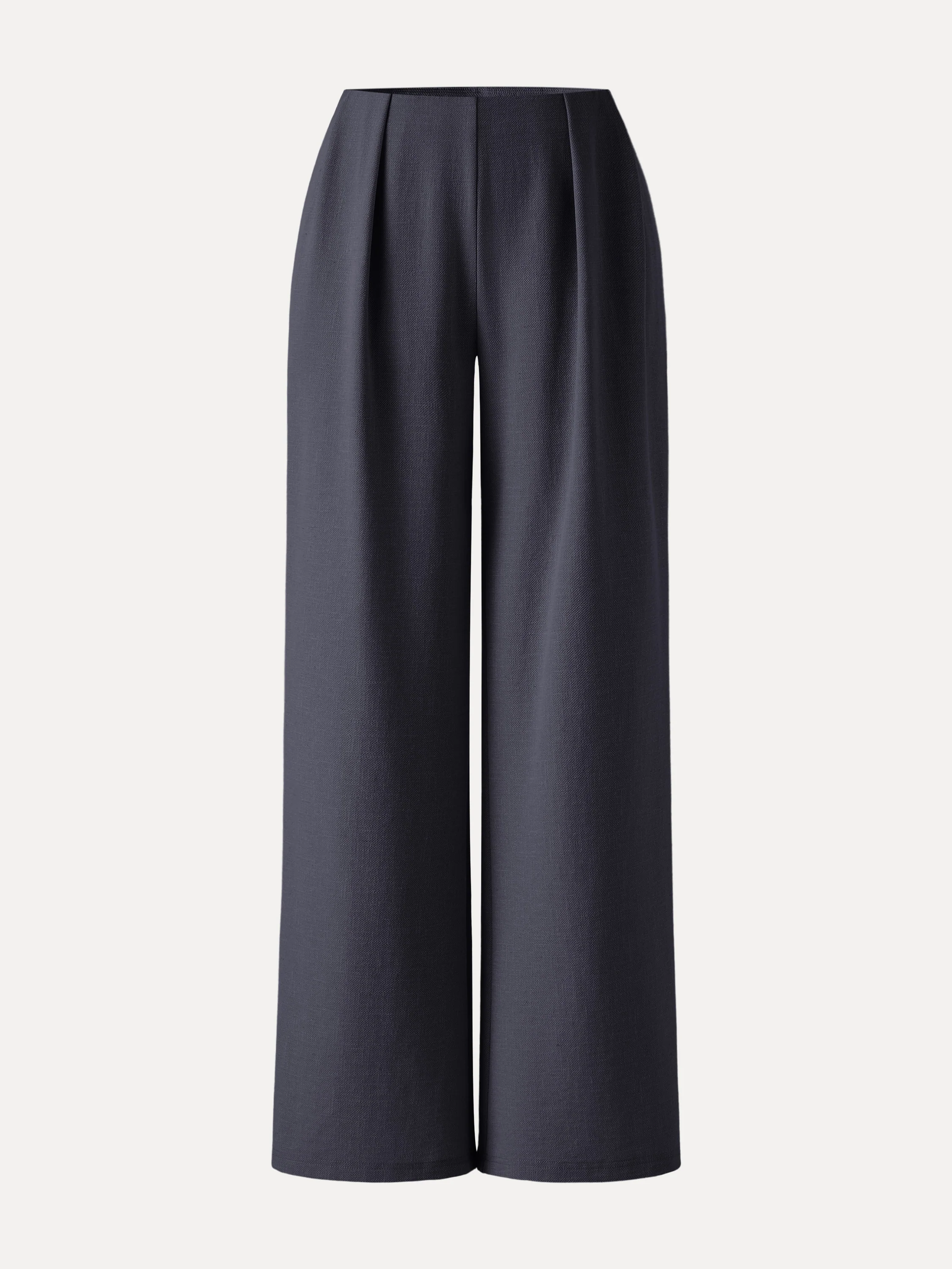 Airy Stretch Linen Wide Flare Pant with Pockets - Image 17