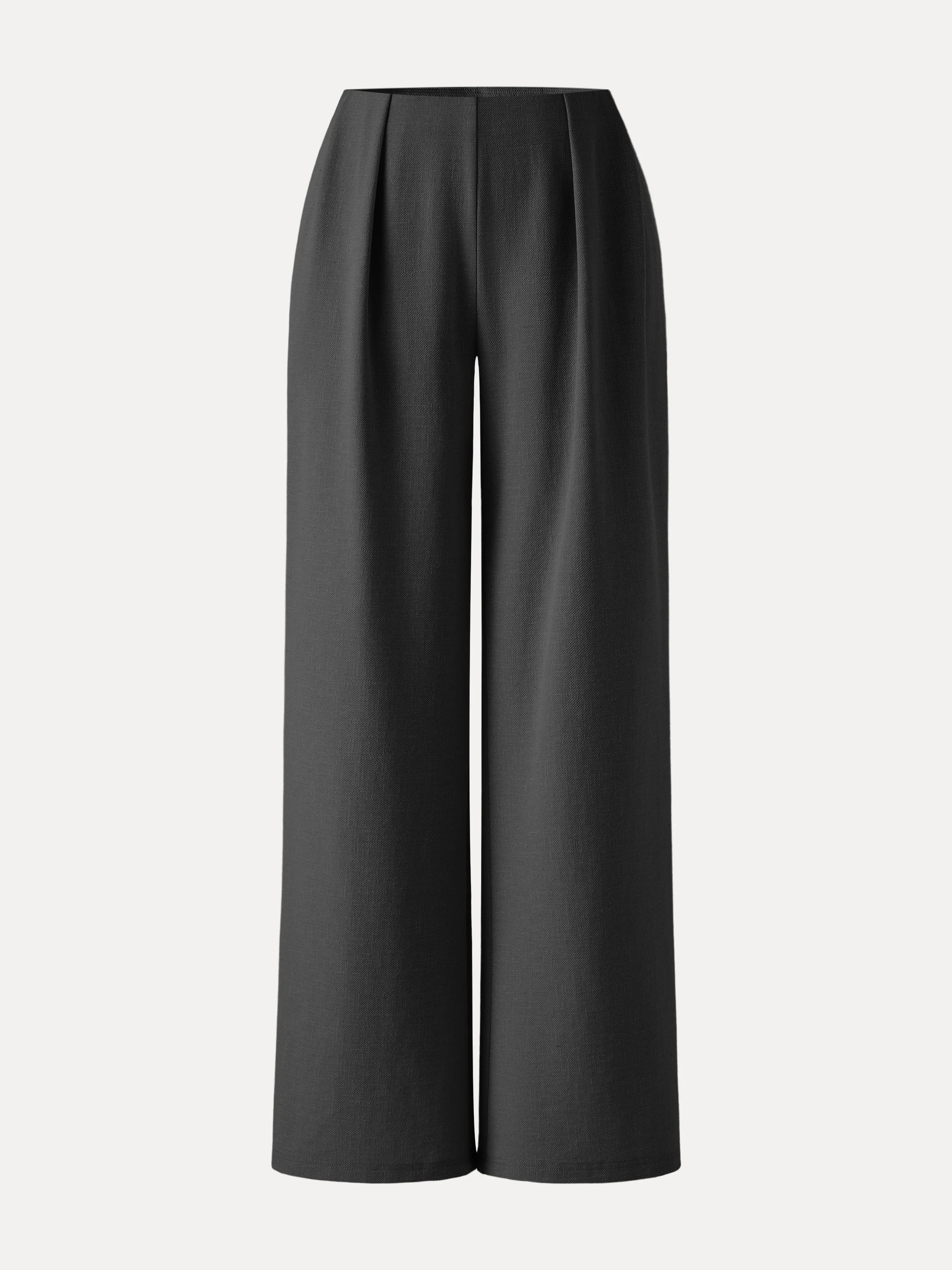 Airy Stretch Linen Wide Flare Pant with Pockets - Image 18