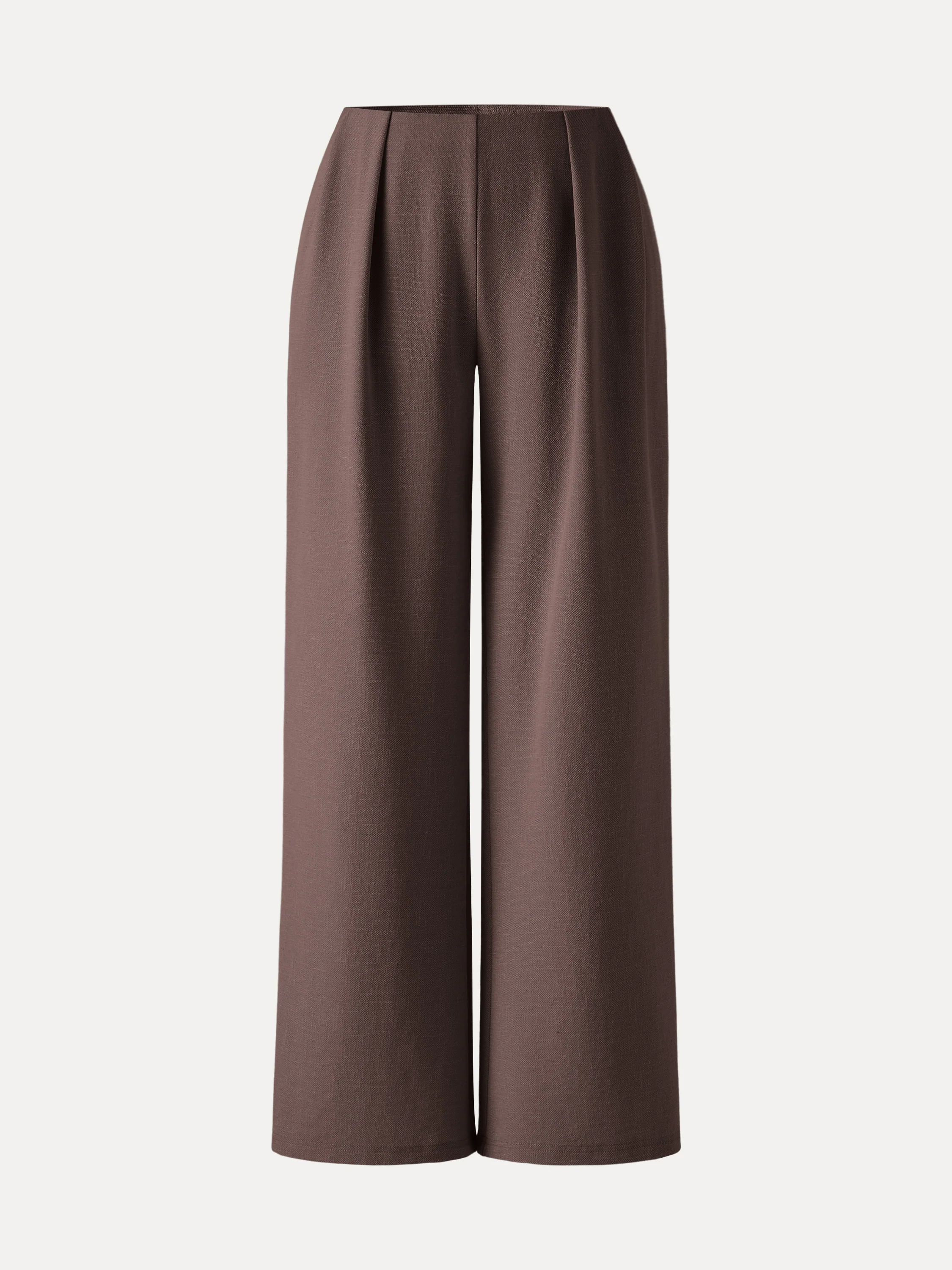 Airy Stretch Linen Wide Flare Pant with Pockets - Image 20