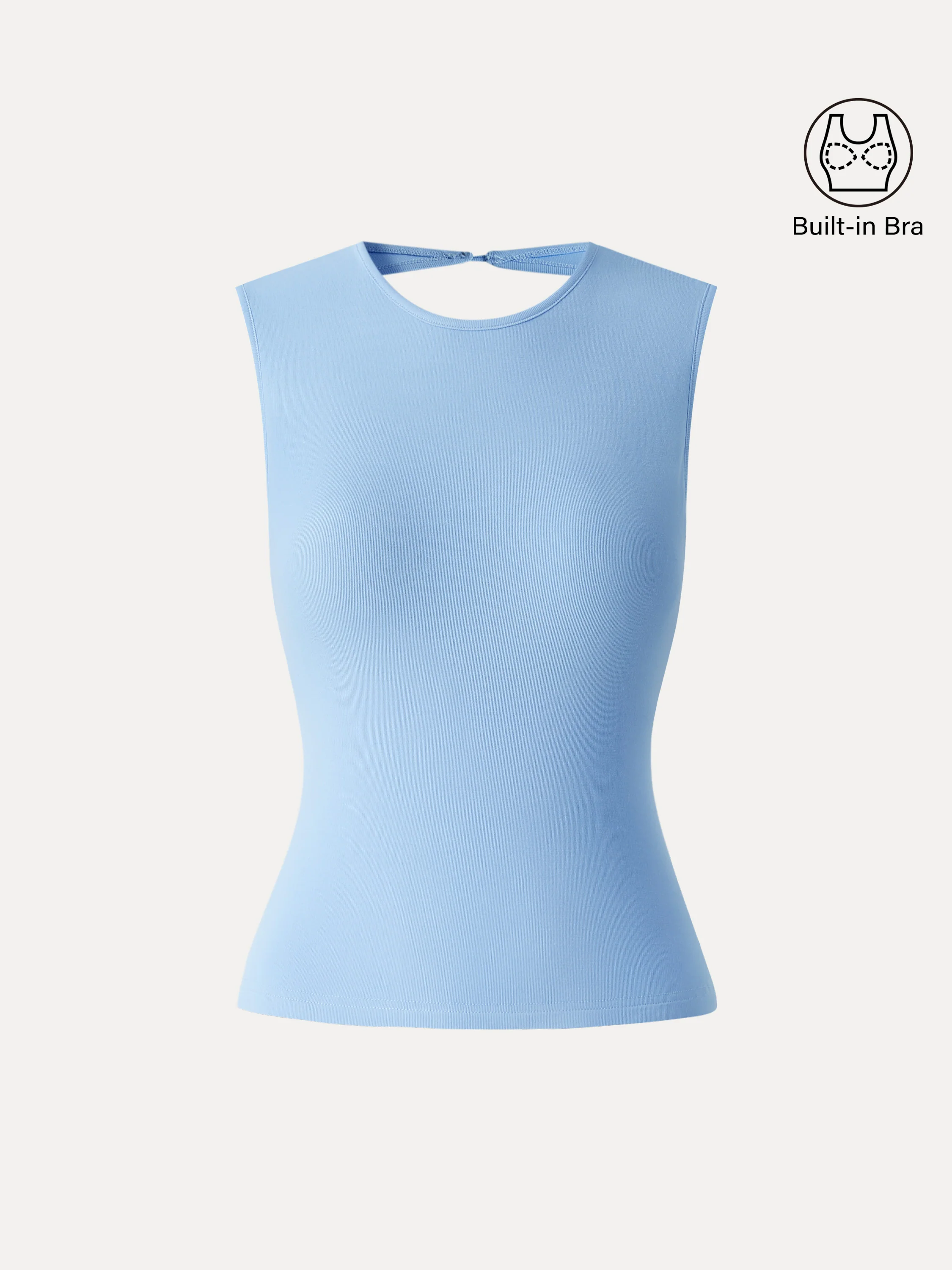 Back Smoothing Cooling Open-Back Bandless Bra Tank - Image 11