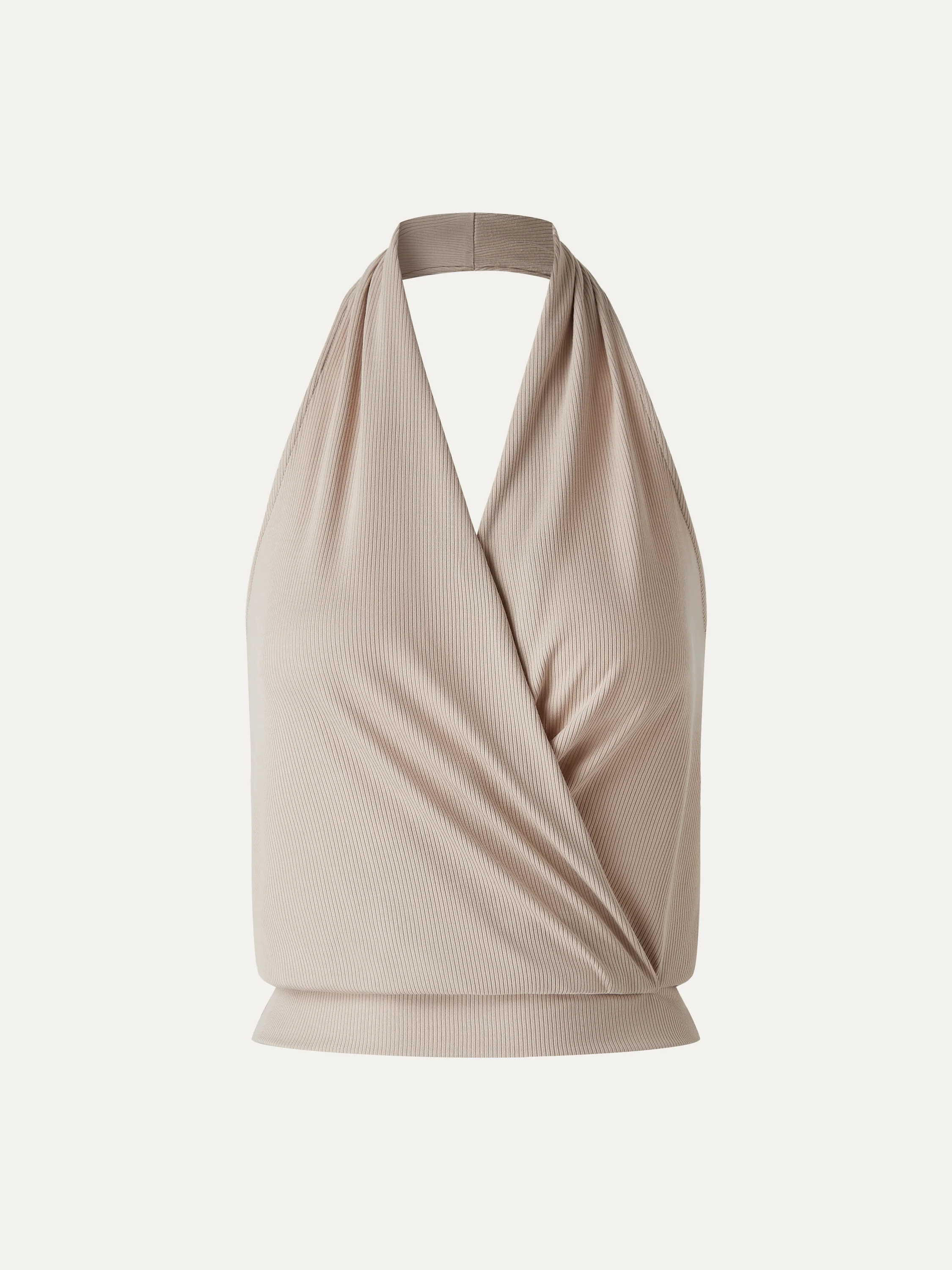 Bamboo Blend Halter Neck Relaxed Top - Image 11