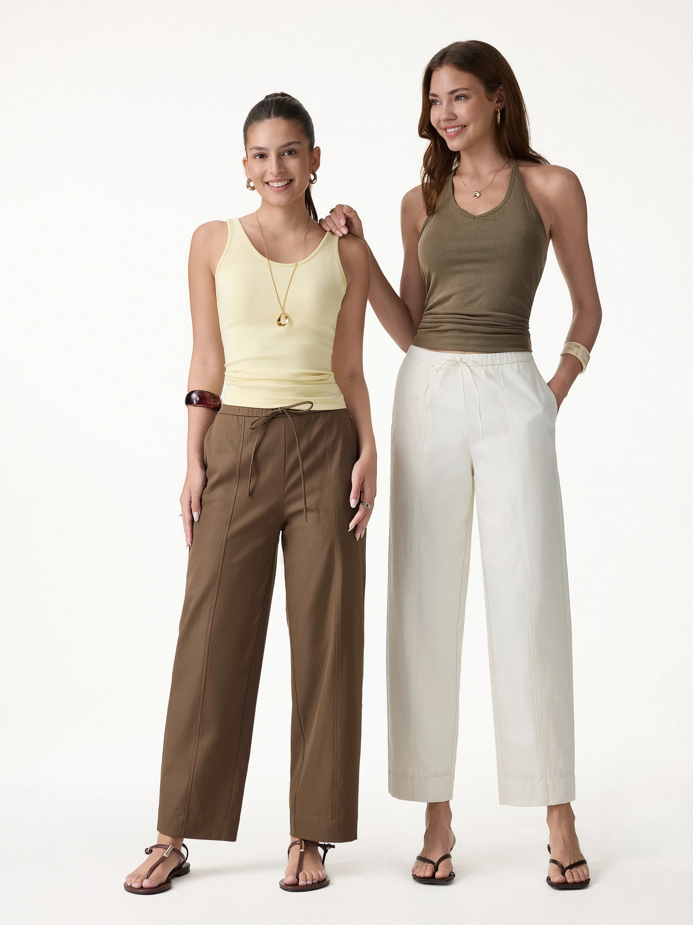 Breathable Linen-Like Summer Travel Pants - Image 2