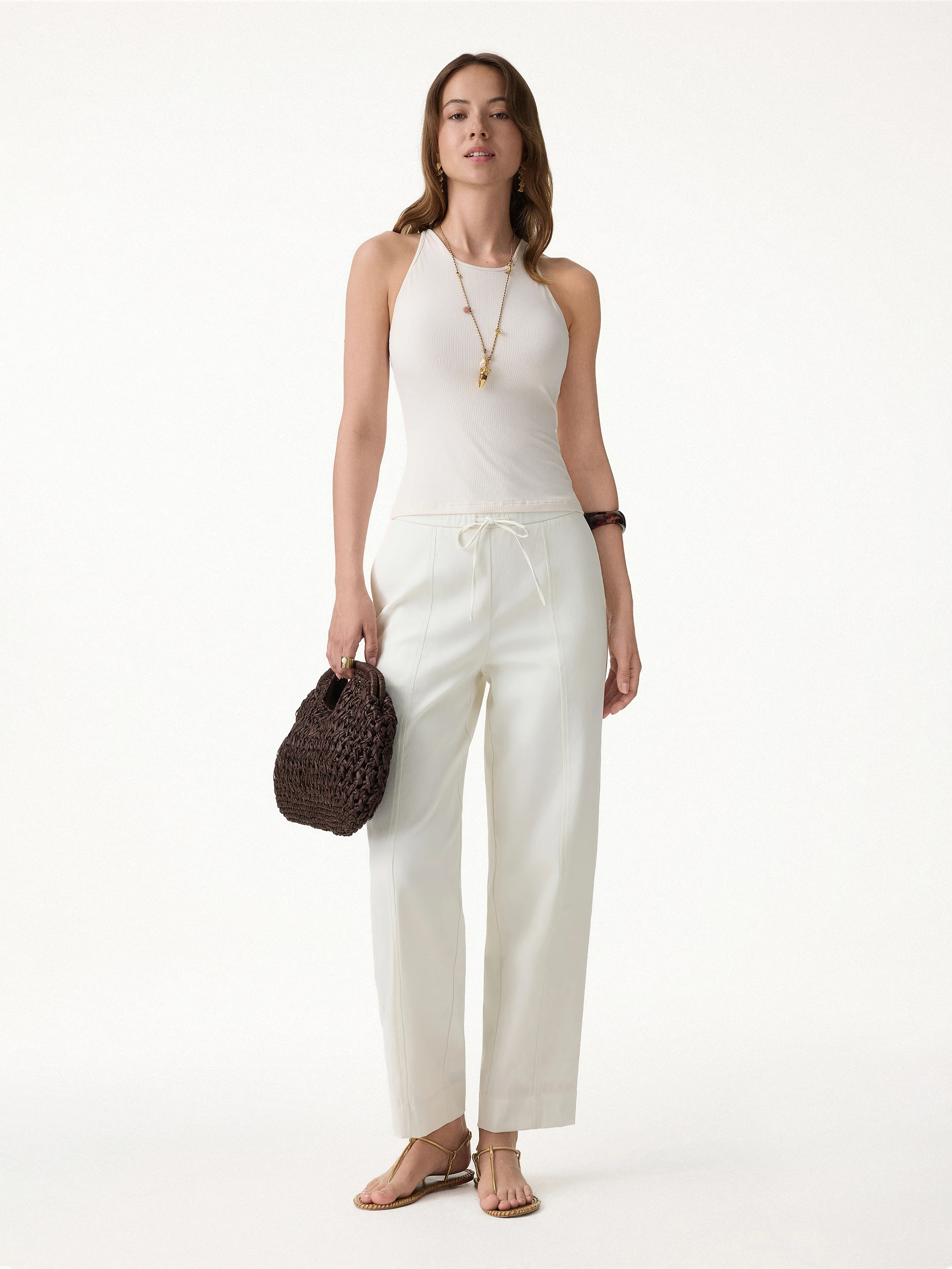 Breathable Linen-Like Summer Travel Pants - Image 4