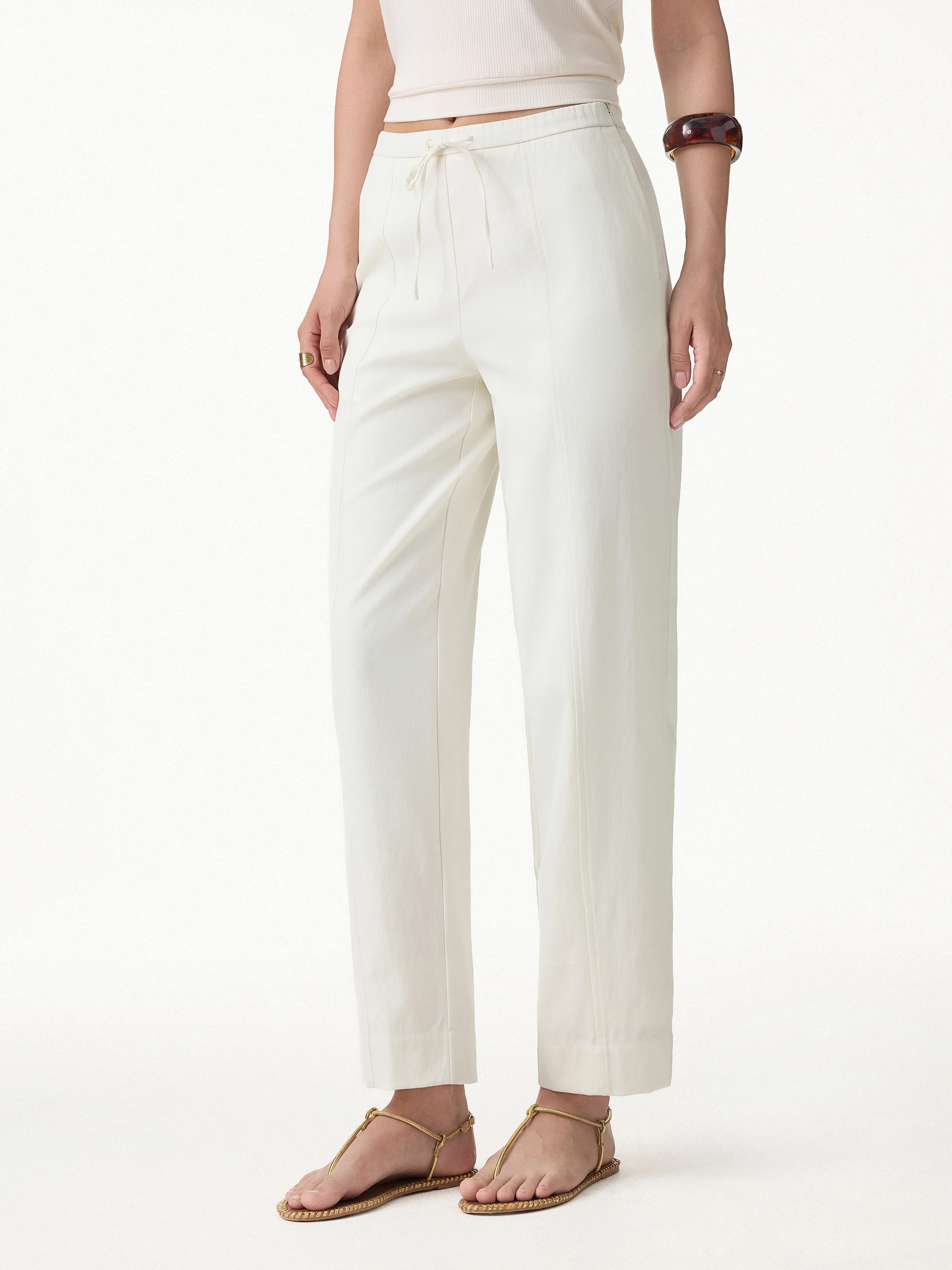 Breathable Linen-Like Summer Travel Pants - Image 5