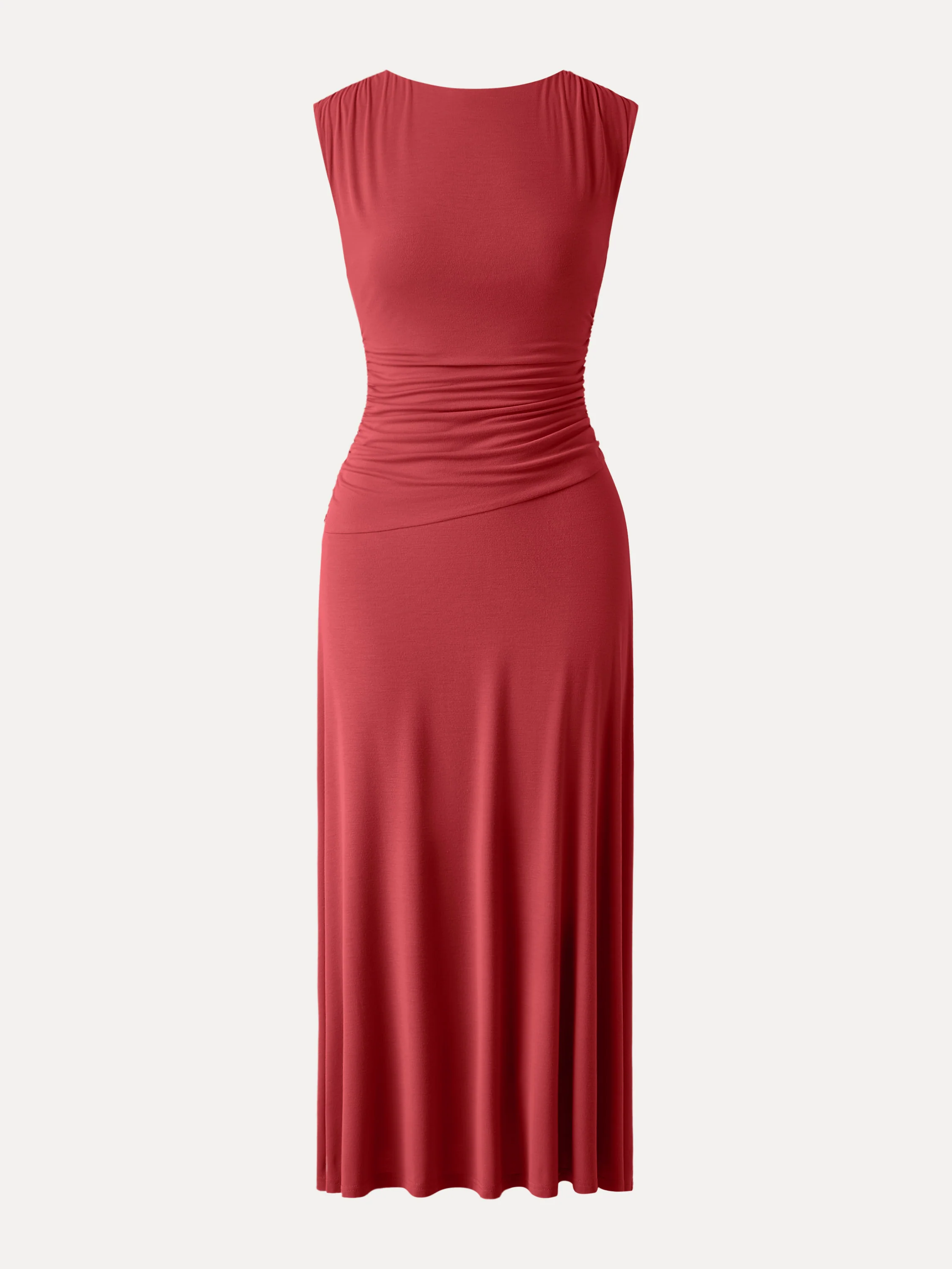 Breezy Cooling Side Ruched Maxi Dress - Image 16