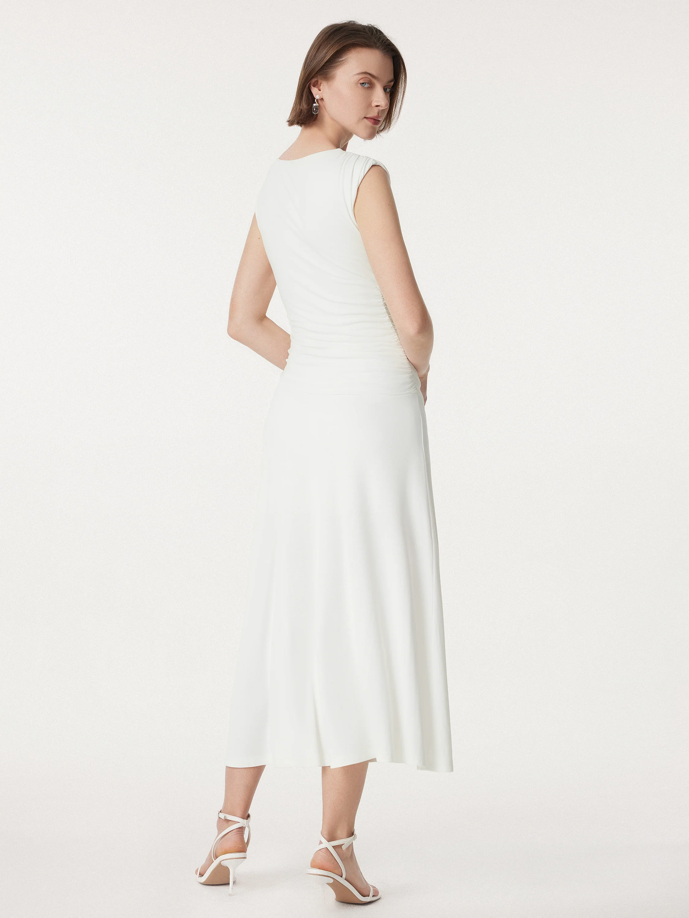 Breezy Cooling Side Ruched Maxi Dress - Image 7