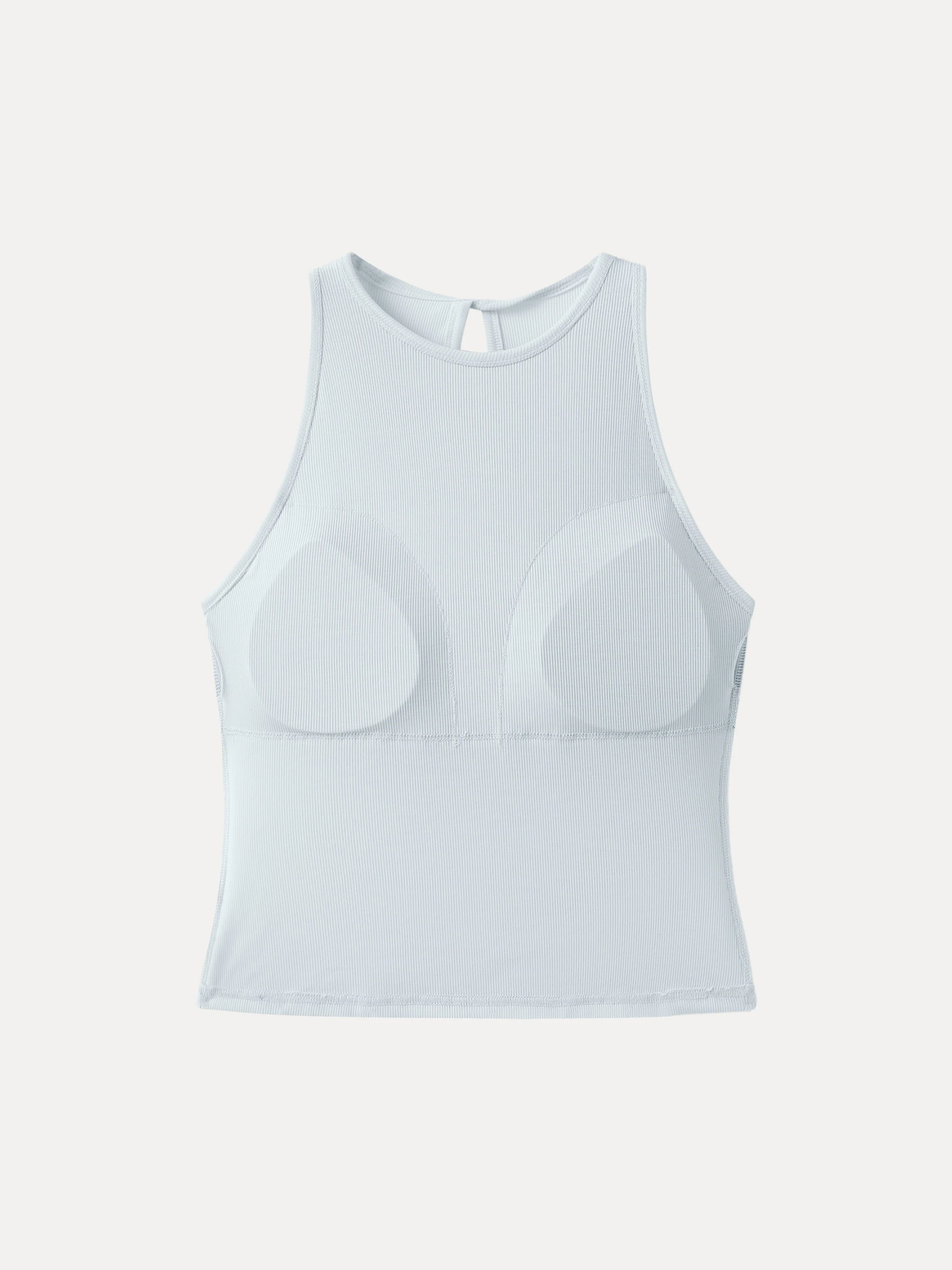Crewneck Cut-out Bandless Bra Tank - Image 9