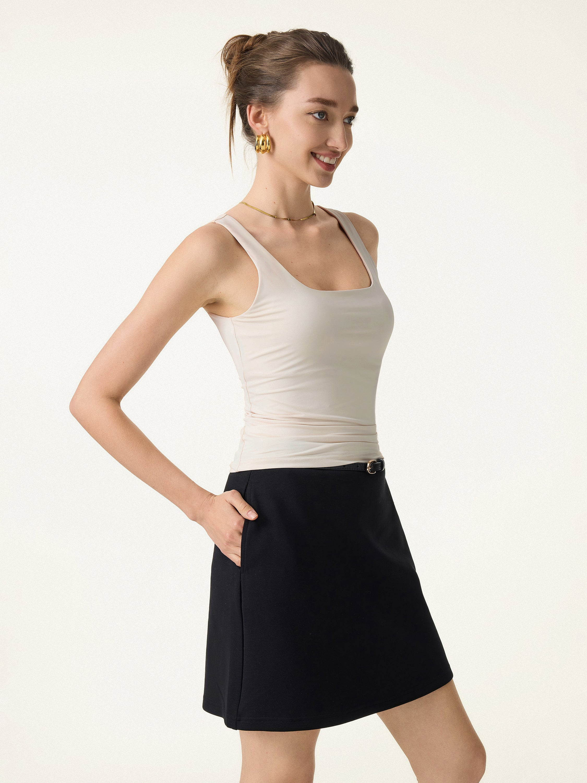 Back Smoothing Cooling Essential Summer Bandless Bra Tank - Image 4