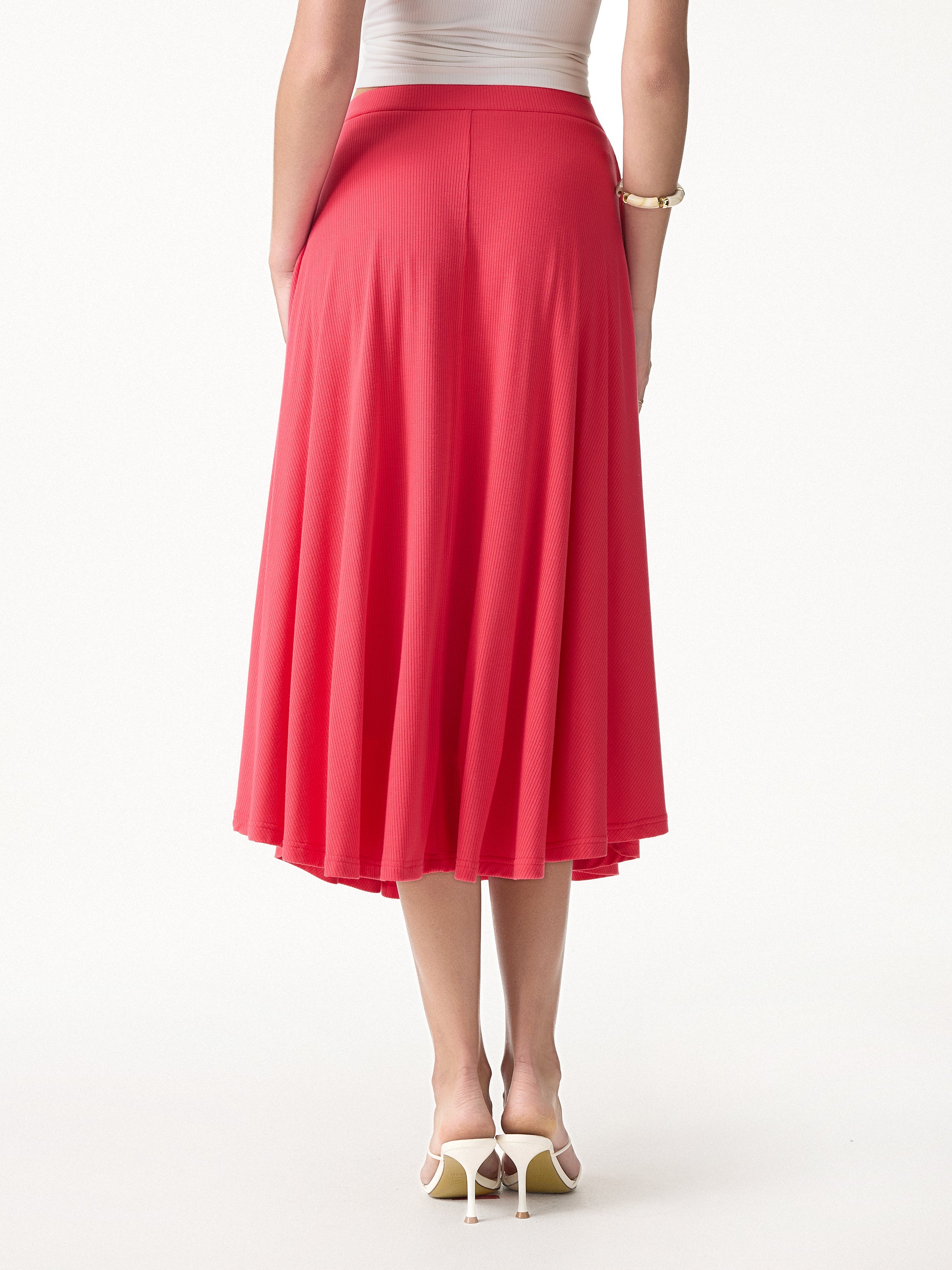 CoolTouch Midi Circle Flare Skirt with Pockets - Image 8