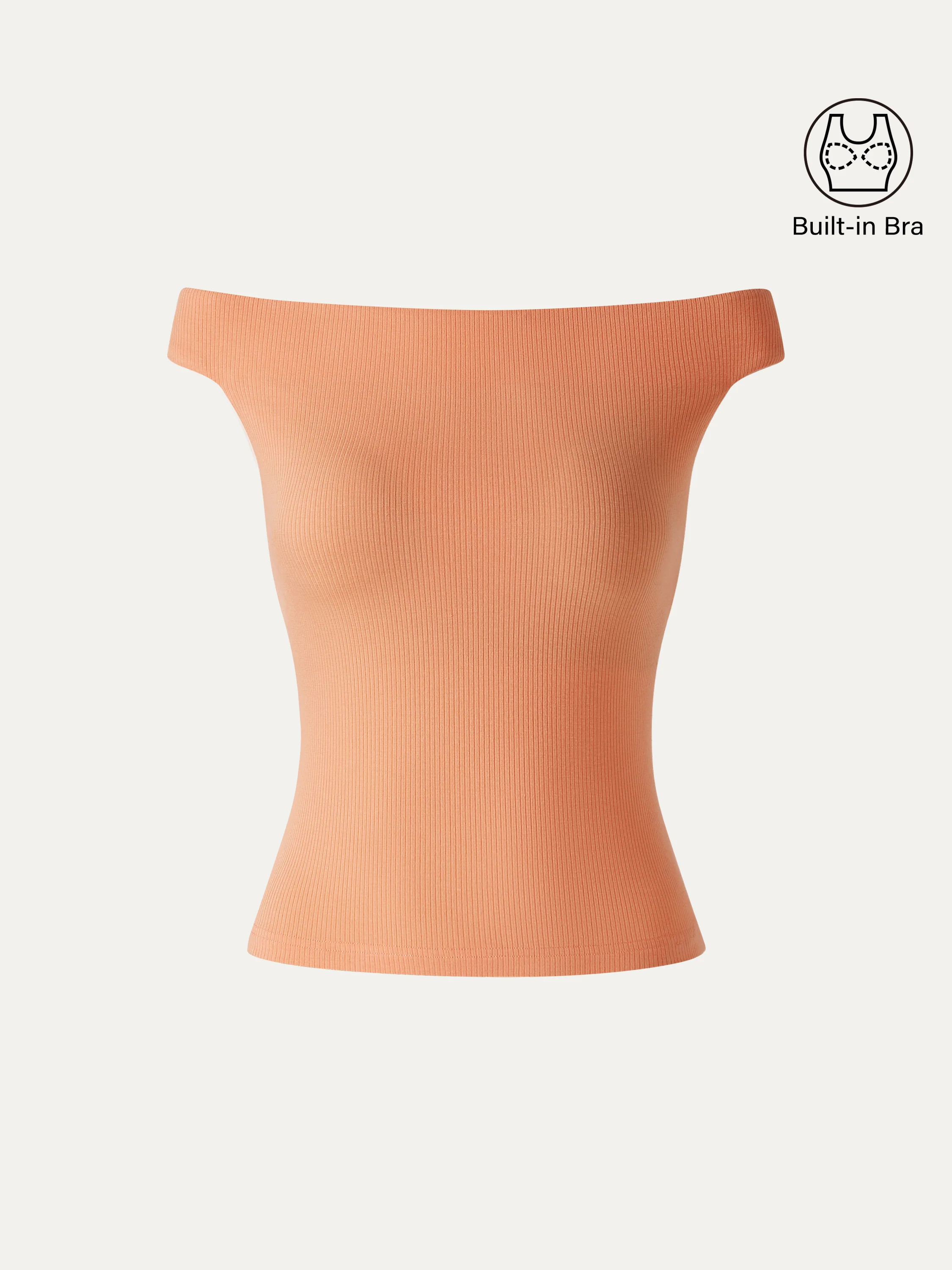 CoolTouch Off-the-Shoulder Contour Bra Top - Image 10