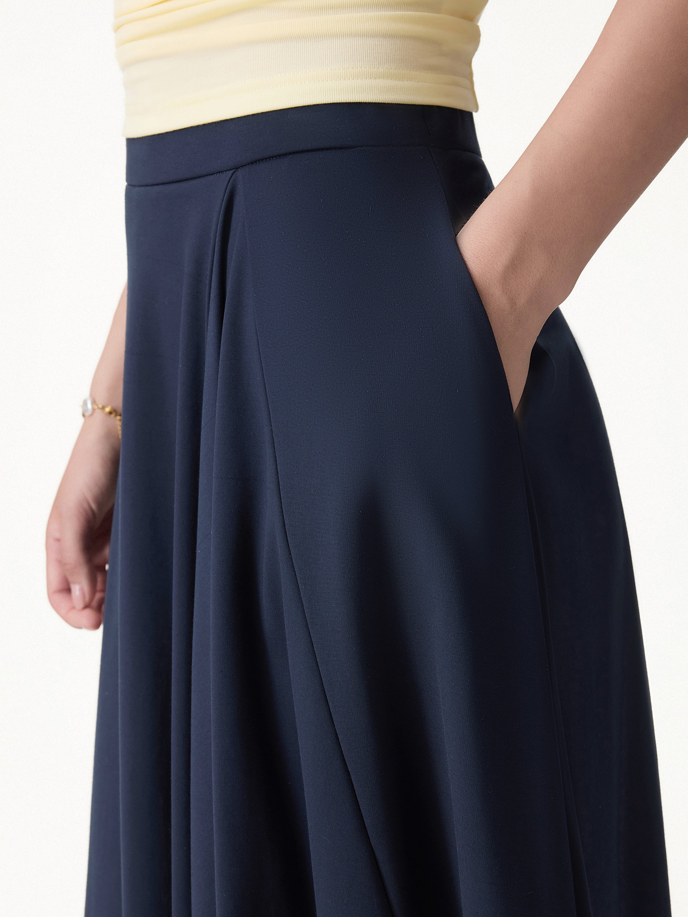 CoolTouch Ponte Circle Skirt with Pockets - Image 3