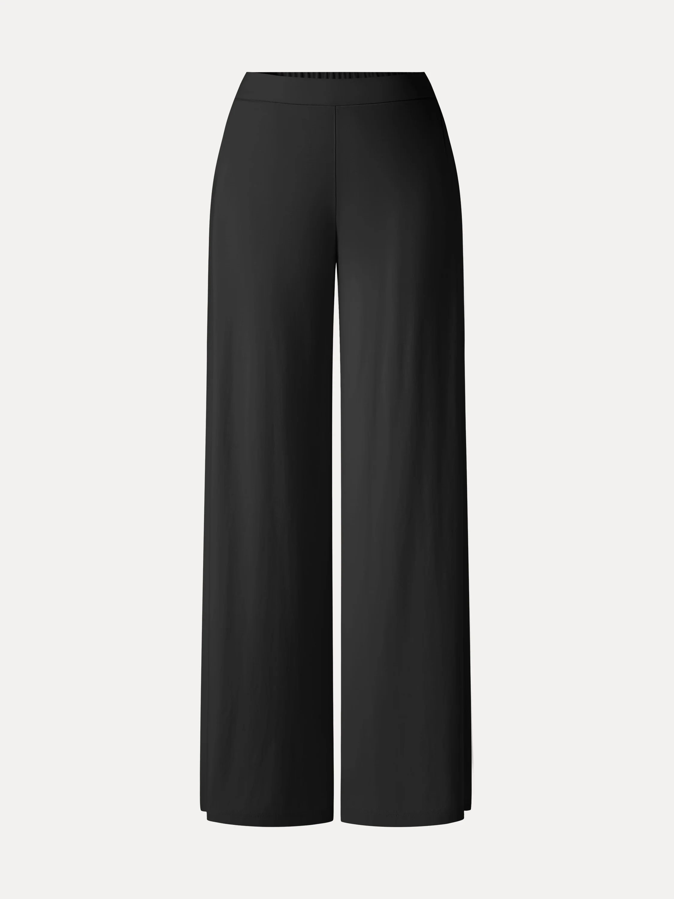 CoolTouch Ponte Mid Rise Wide Leg Pants with Pockets - Image 17