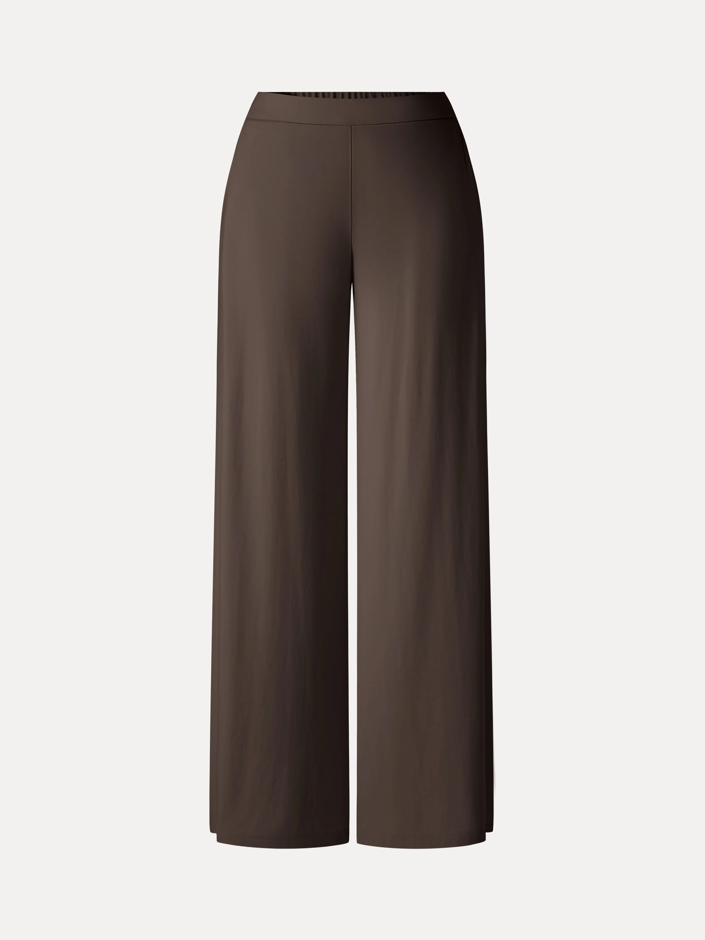 CoolTouch Ponte Mid Rise Wide Leg Pants with Pockets - Image 20