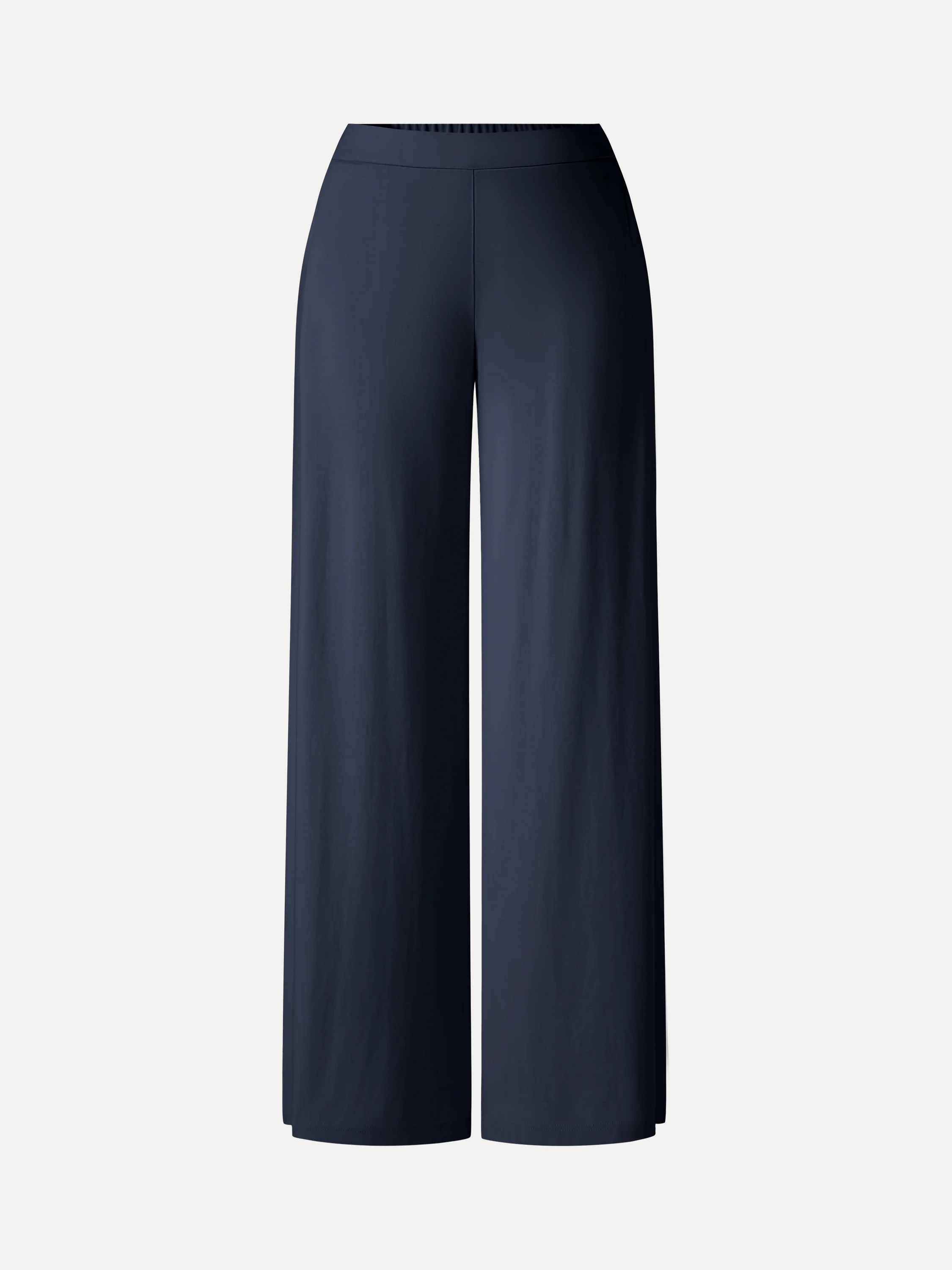 CoolTouch Ponte Mid Rise Wide Leg Pants with Pockets - Image 21