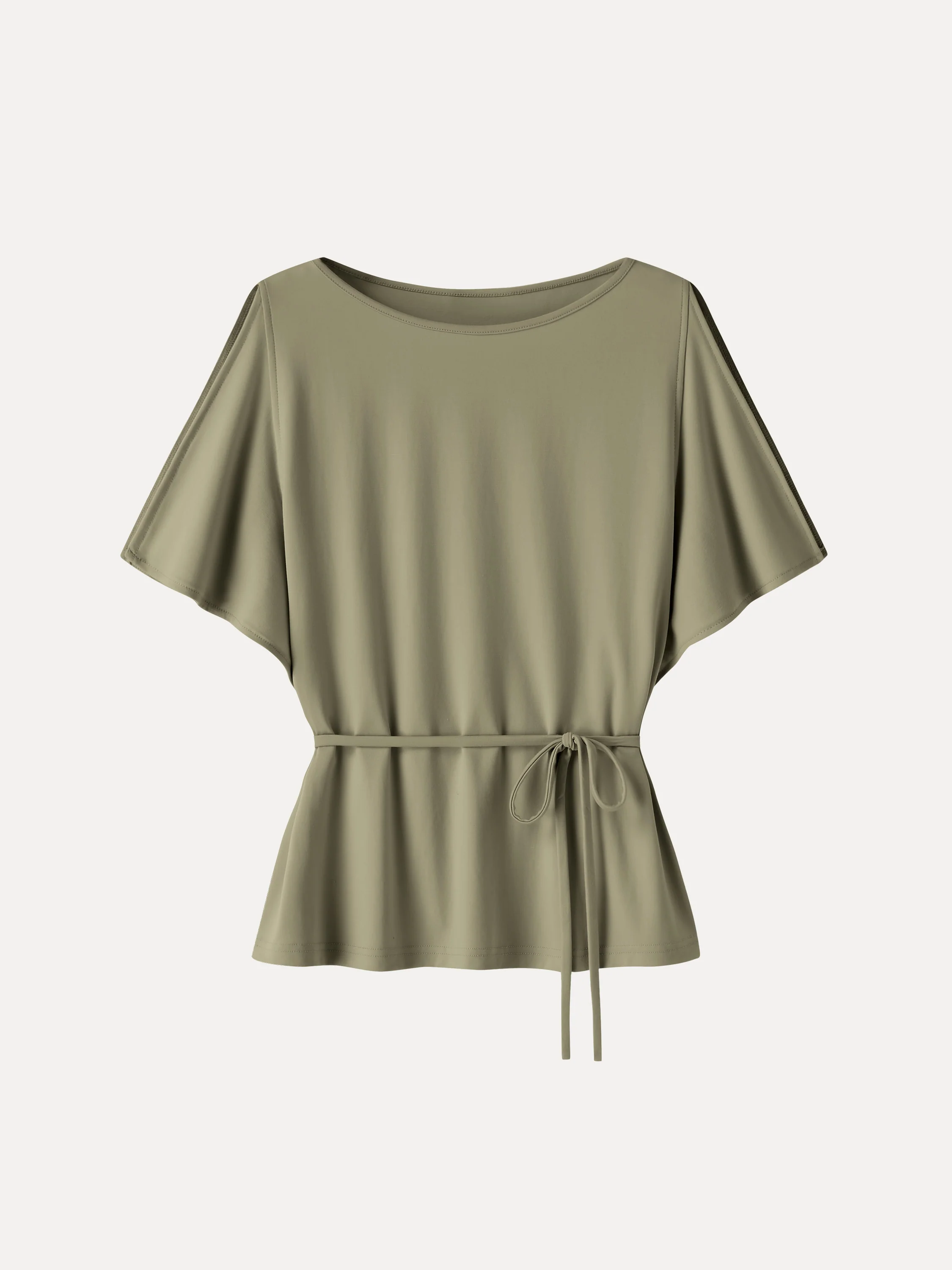 CoolTouch Relaxed Boatneck Self-Tie Top - Image 14