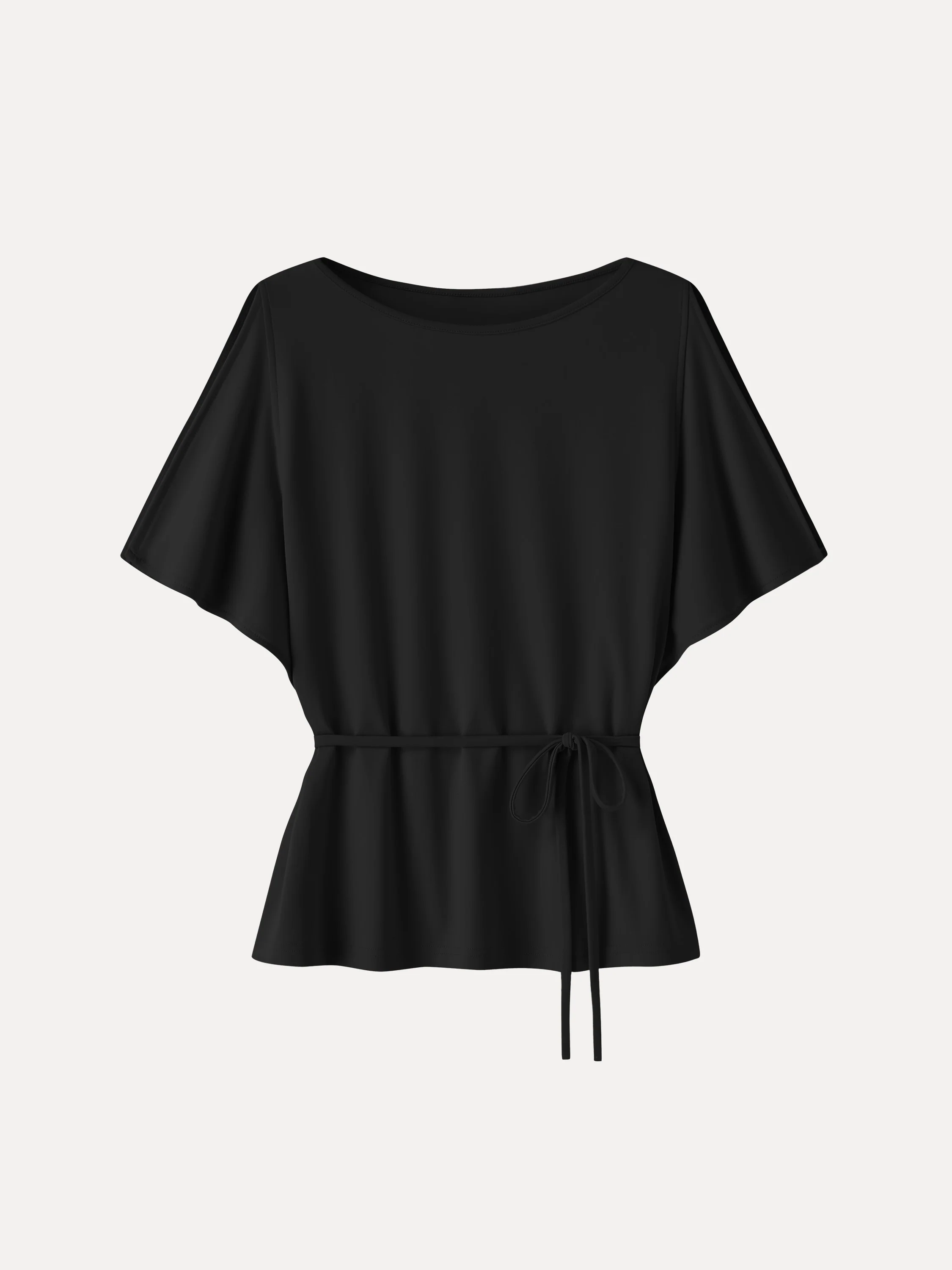 CoolTouch Relaxed Boatneck Self-Tie Top - Image 15