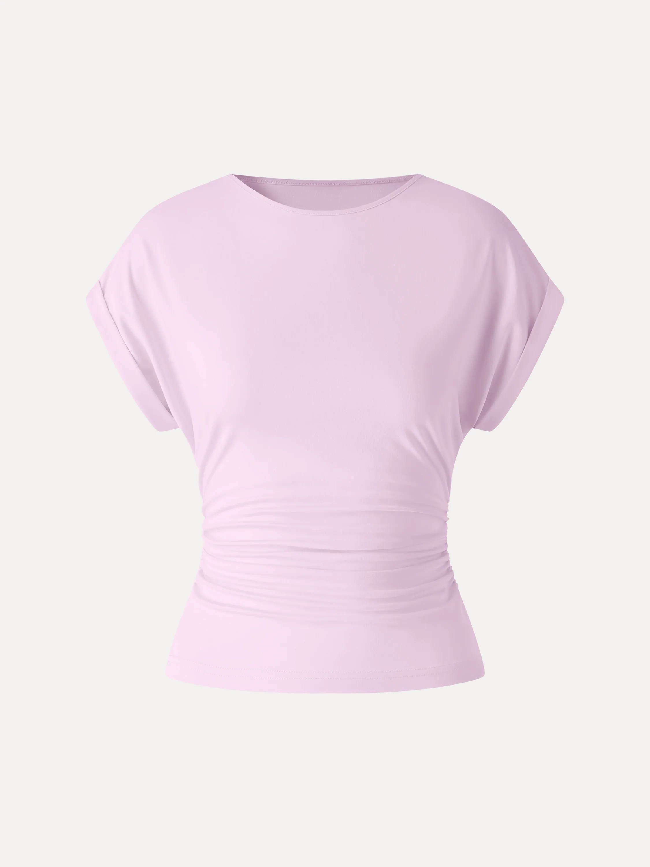 CoolTouch Round Neck Ruched Tee - Image 12