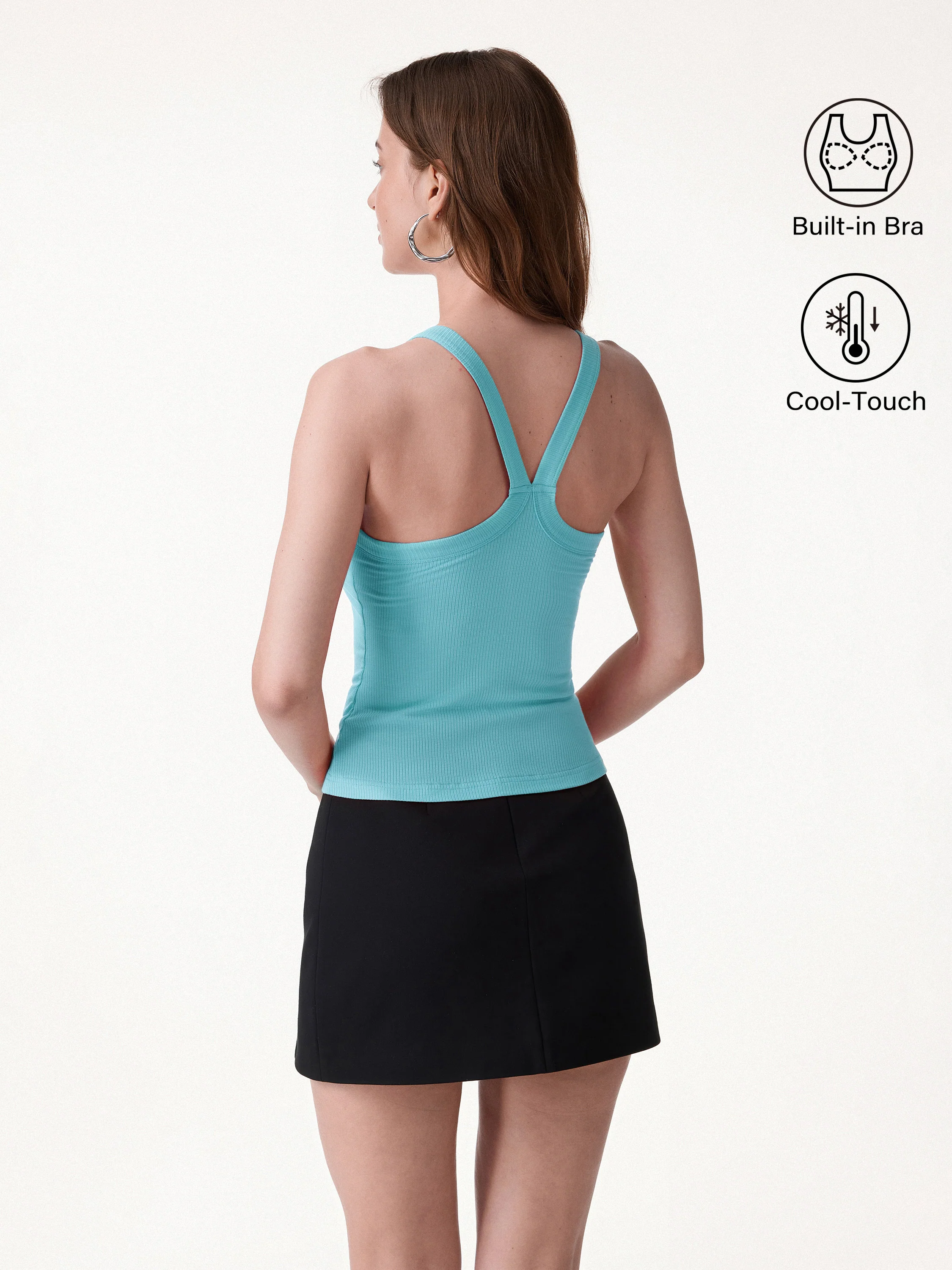 CoolTouch Scoop Neck Racer Back Brami