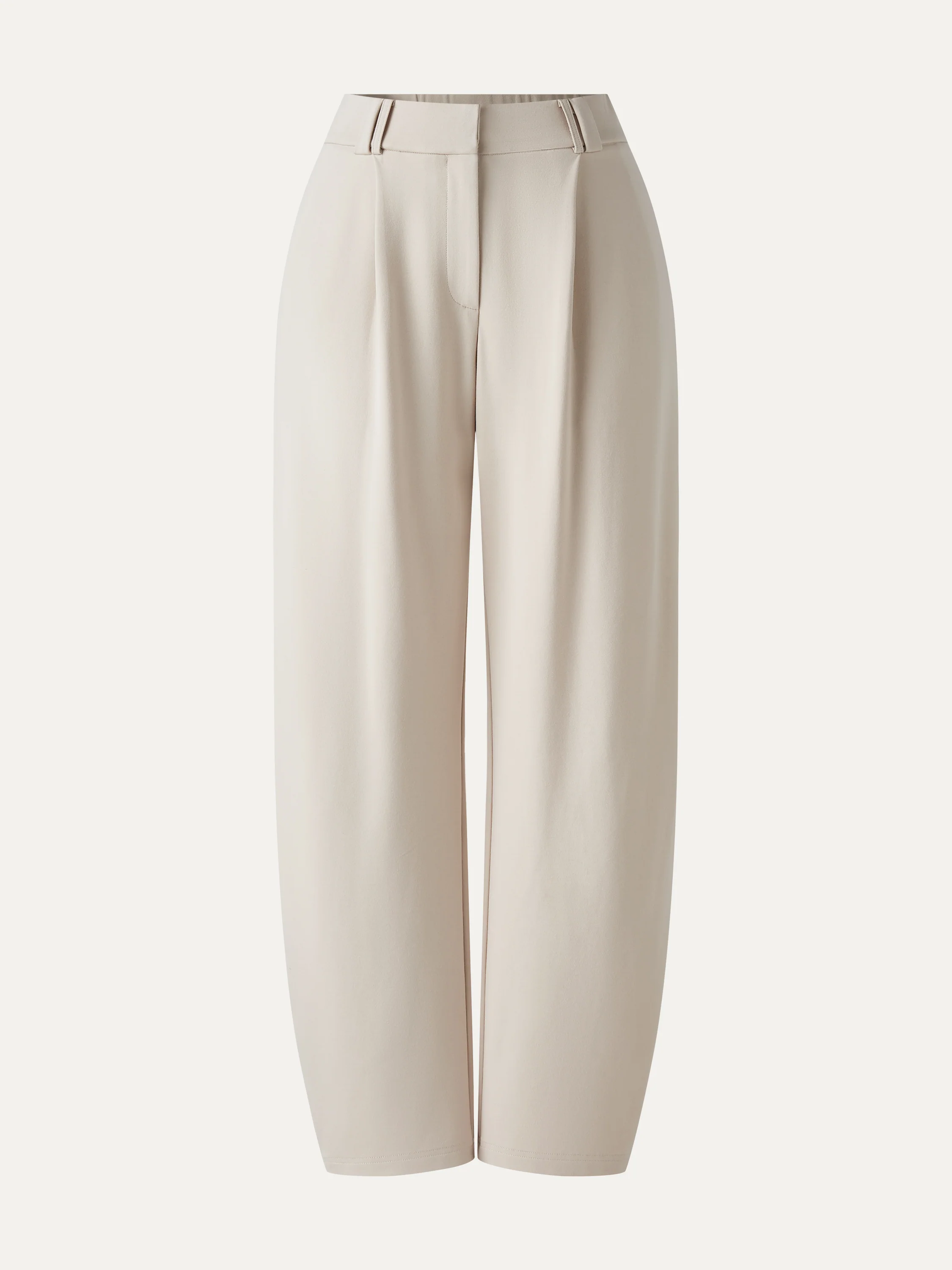 CoolTouch Stretch Ponte High Rise Cropped Barrel Pants - Image 13