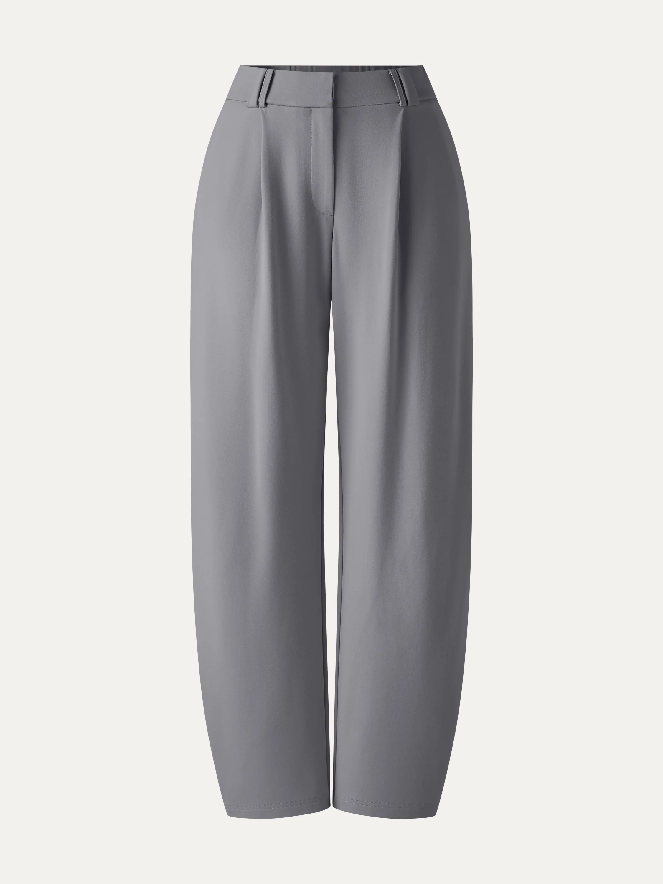 CoolTouch Stretch Ponte High Rise Cropped Barrel Pants - Image 14