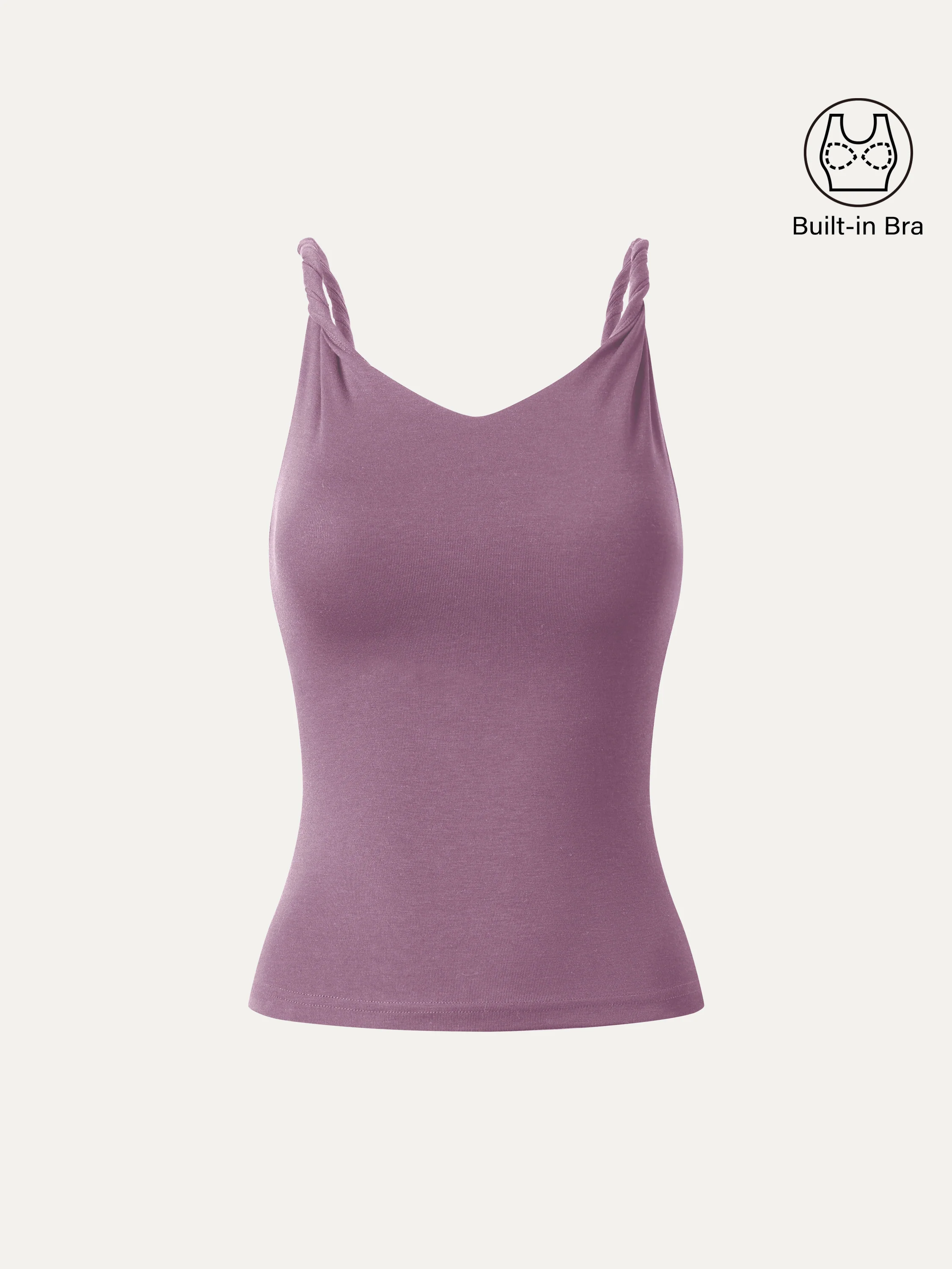 CoolTouch Twisted Strap V-Neck Bra Tank - Image 11