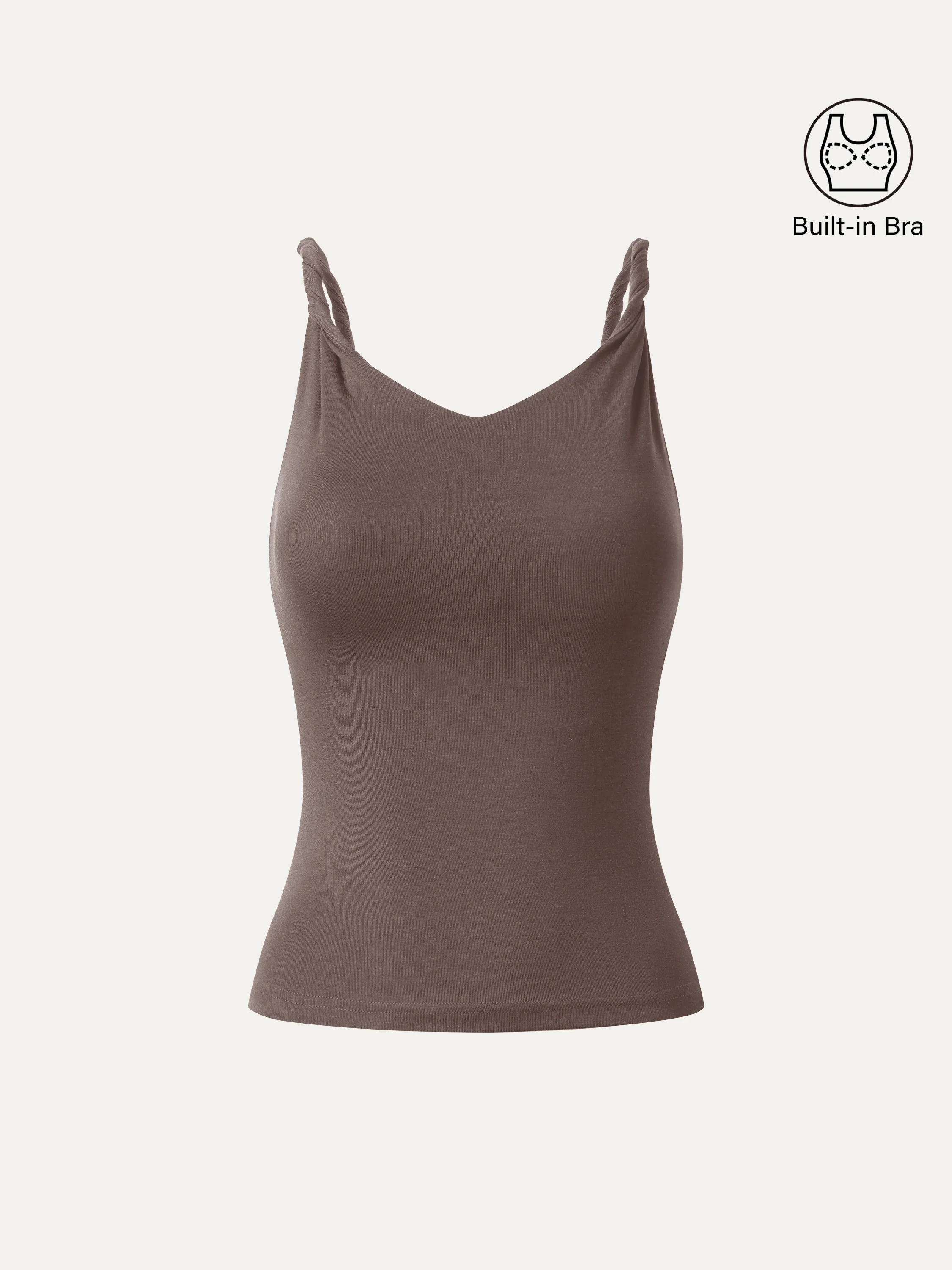 CoolTouch Twisted Strap V-Neck Bra Tank - Image 12