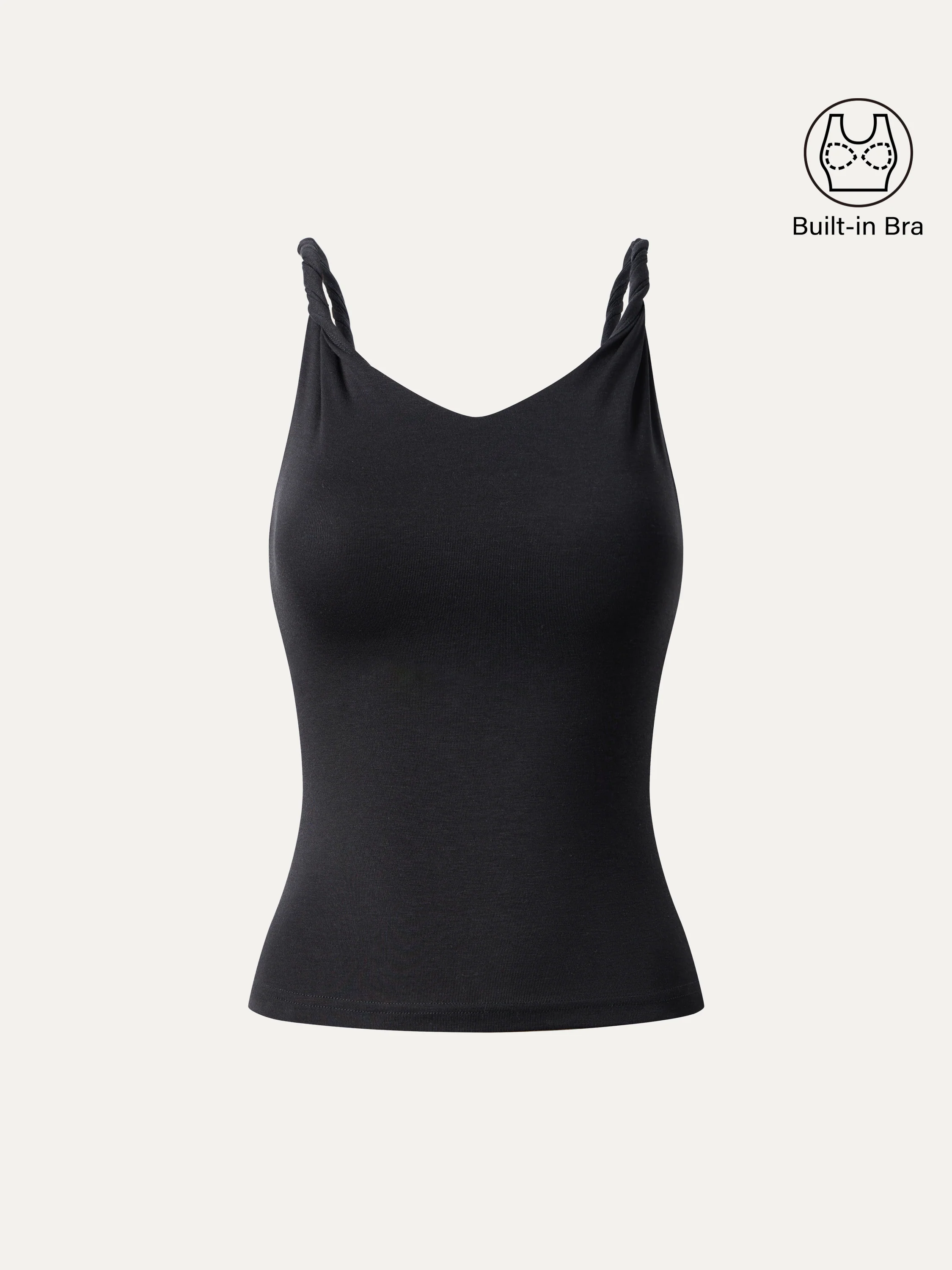 CoolTouch Twisted Strap V-Neck Bra Tank - Image 9