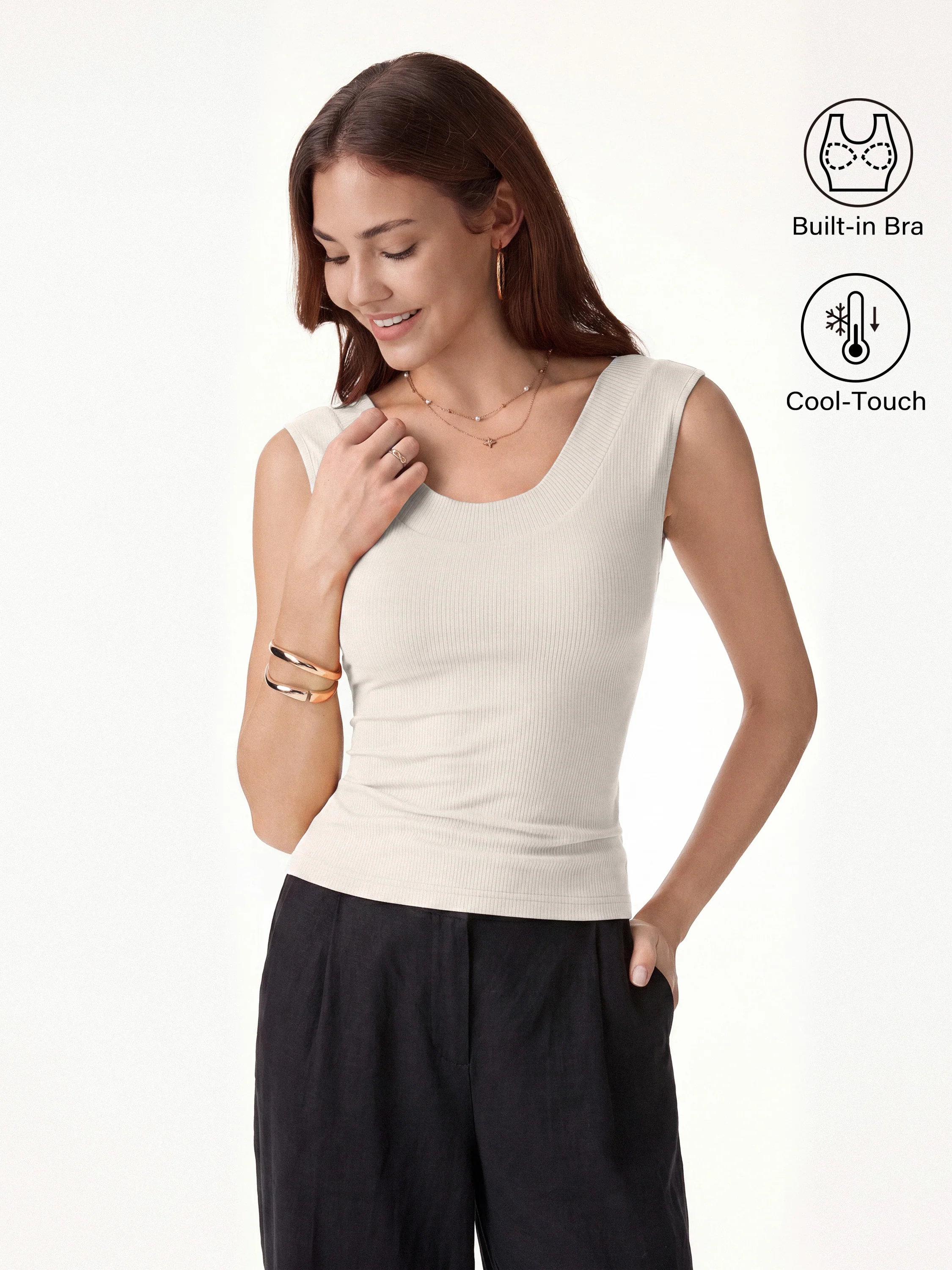 CoolTouch U-Neck Bra Tank - Image 12