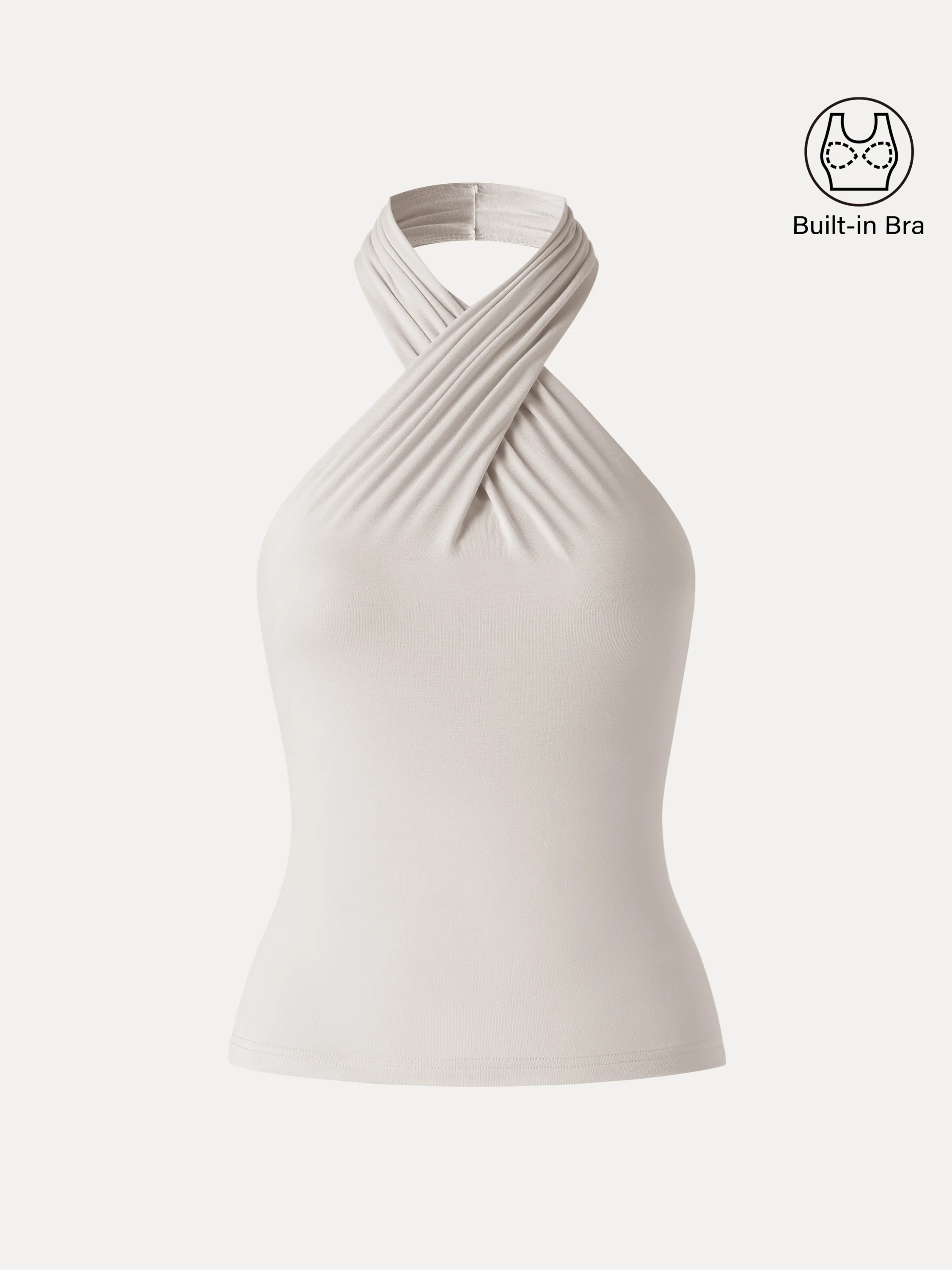Criss Cross Halter Neck Going-Out Bra Top - Image 12