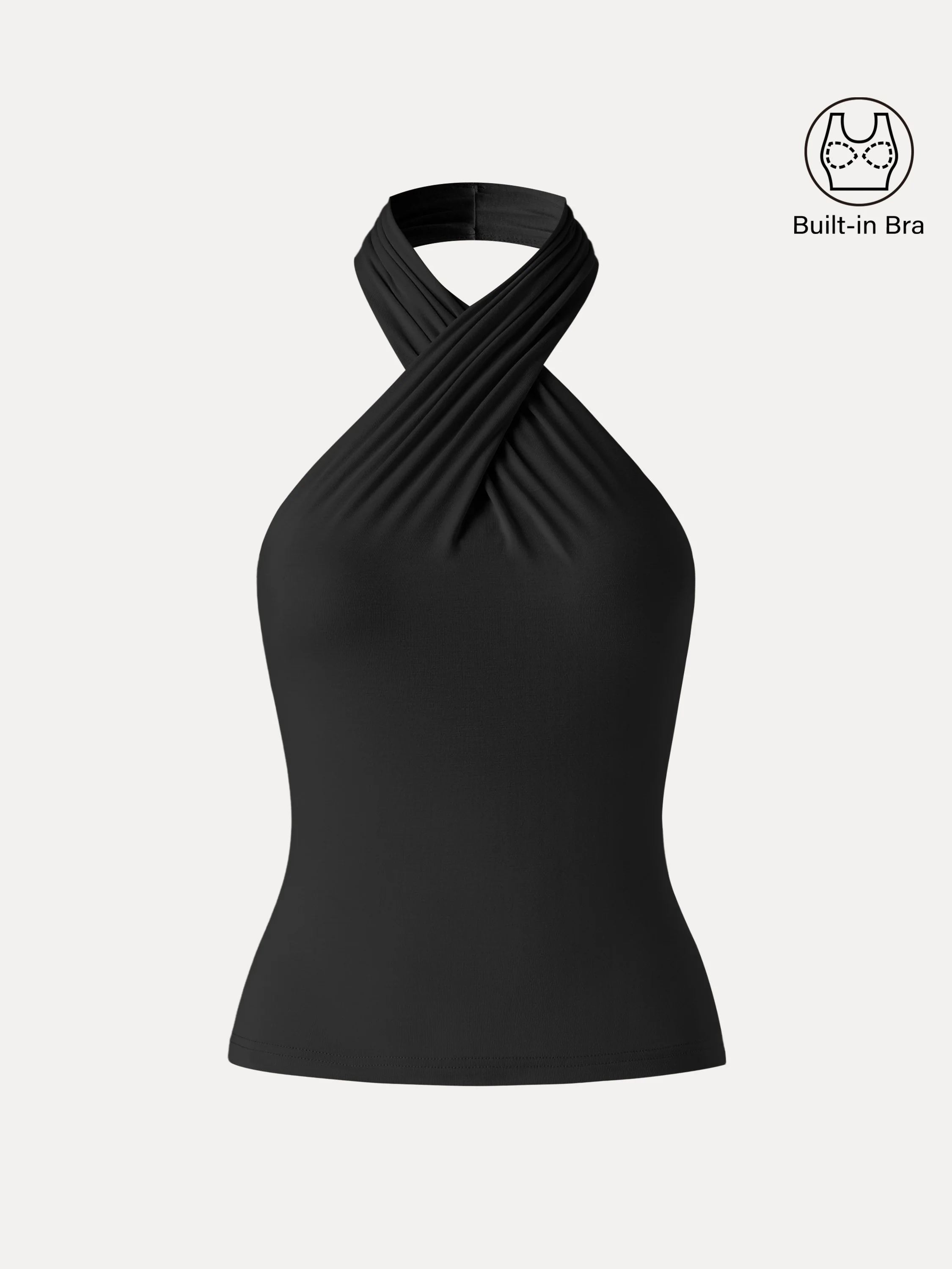 Criss Cross Halter Neck Going-Out Bra Top - Image 21