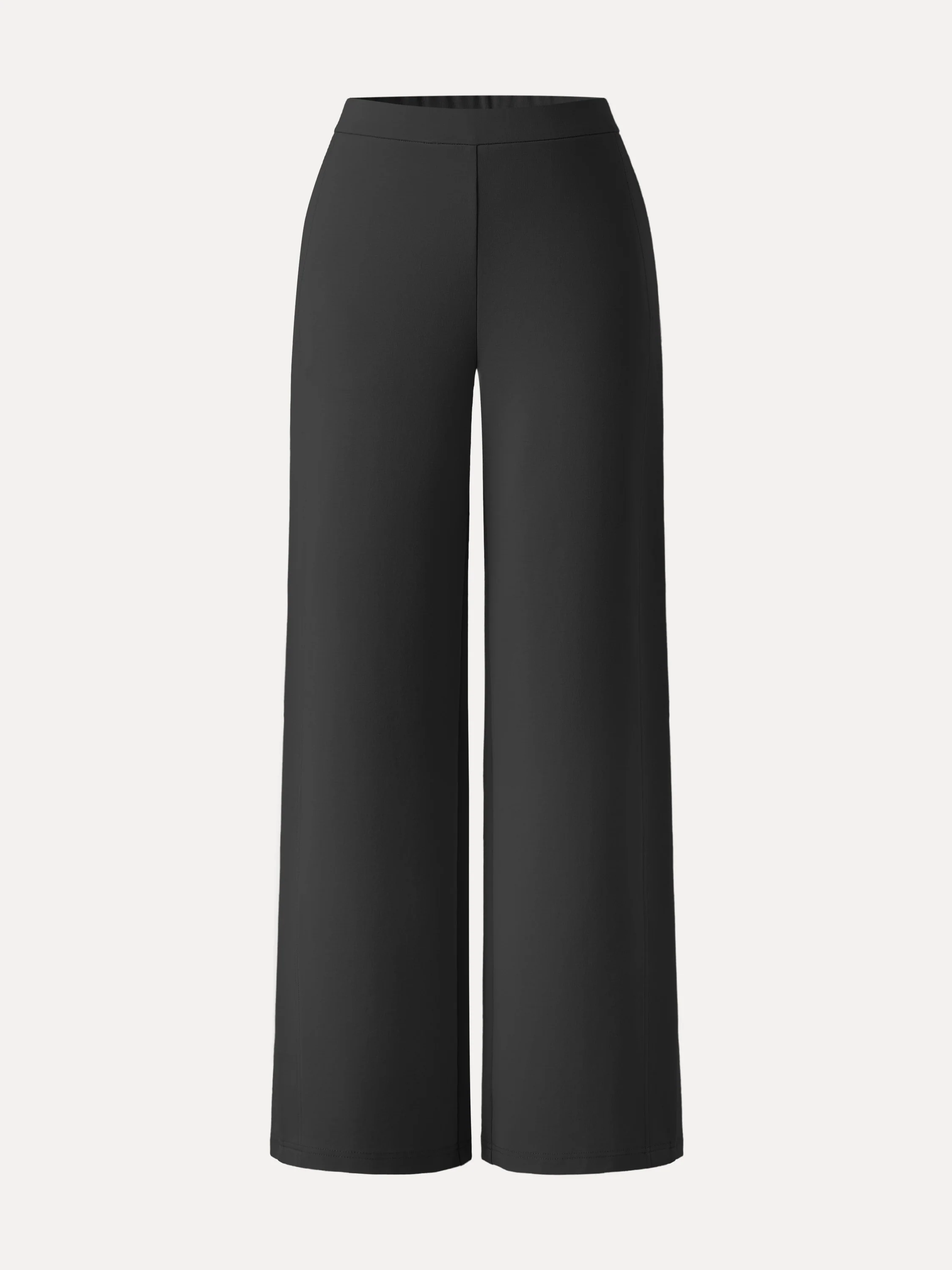 Drapey Mid Rise Wide Leg Pull-on Pant with Pockets - Image 2
