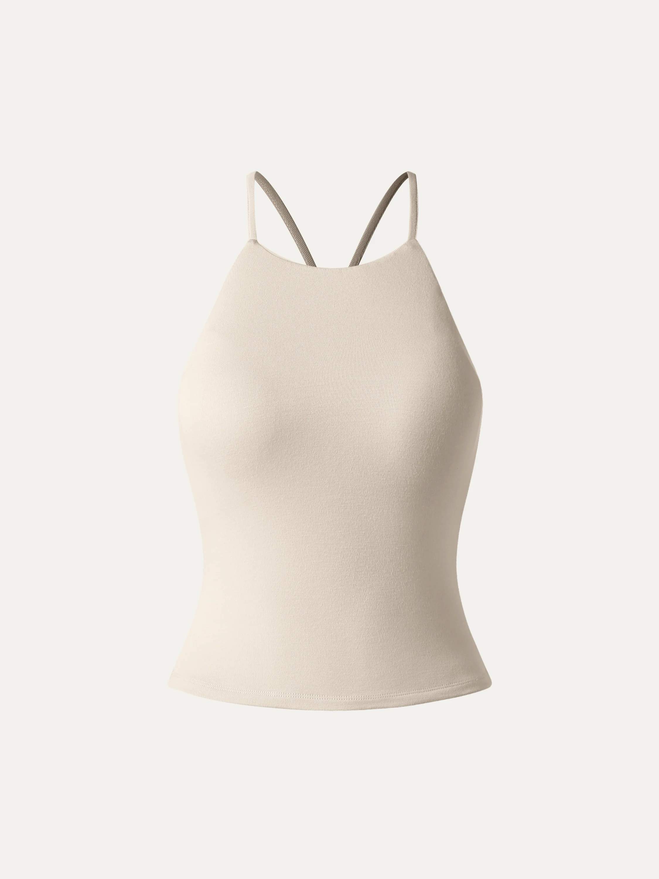 Tie Back Bandless Crop Bra Tank Top - Image 21