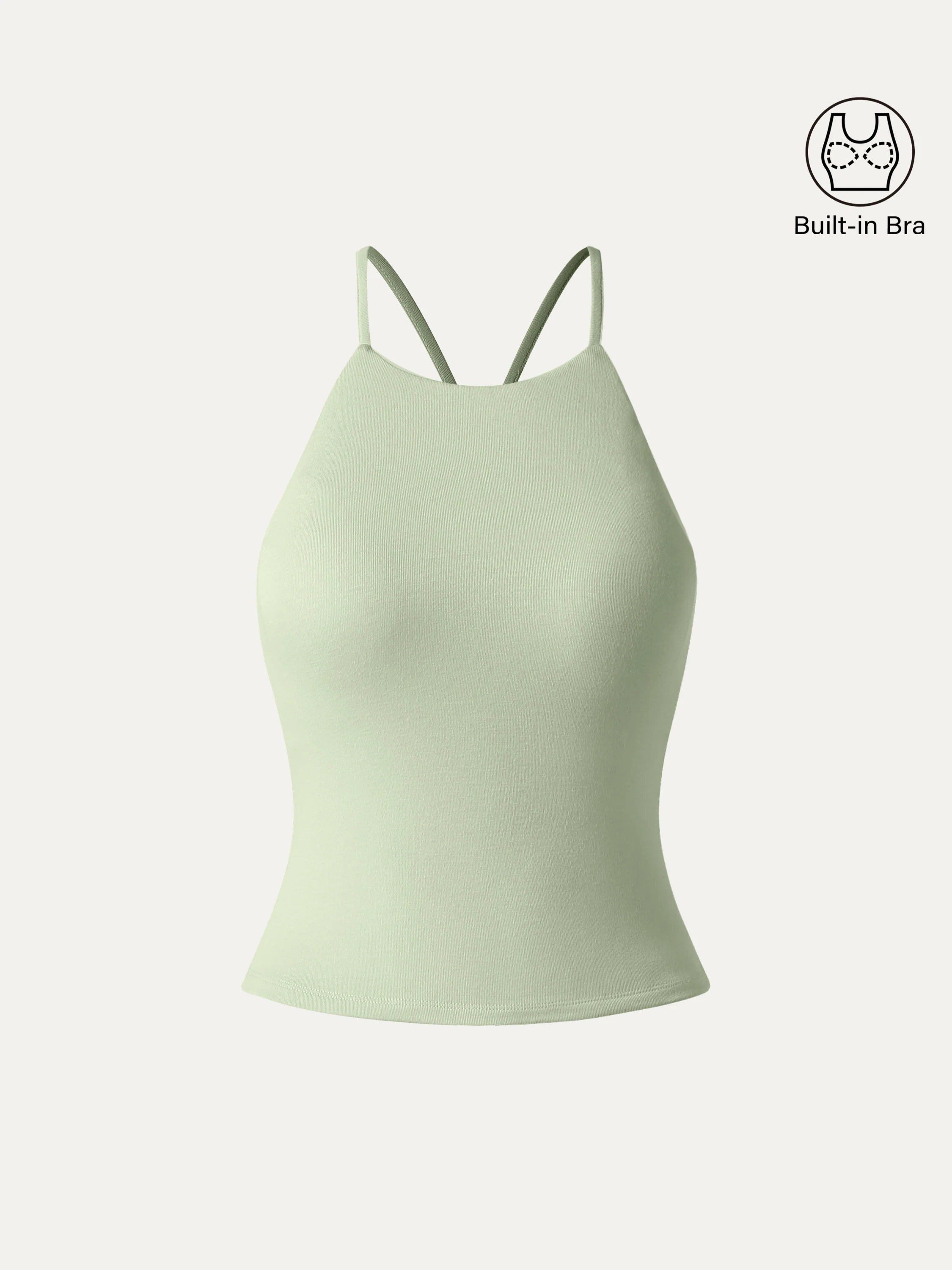Tie Back Bandless Crop Bra Tank Top - Image 22