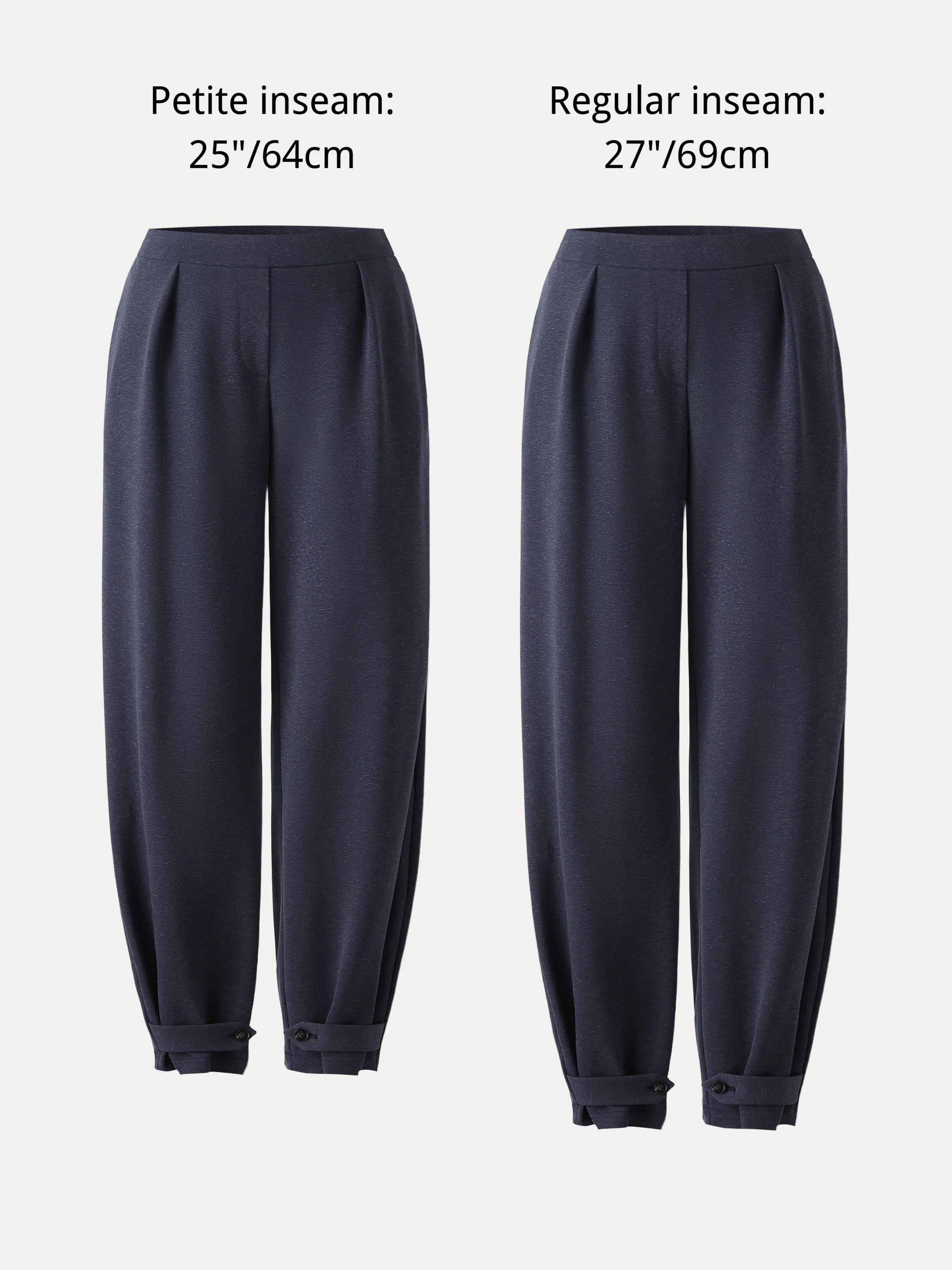 Linen-Like Breathable Barrel Leg Pants - Image 11