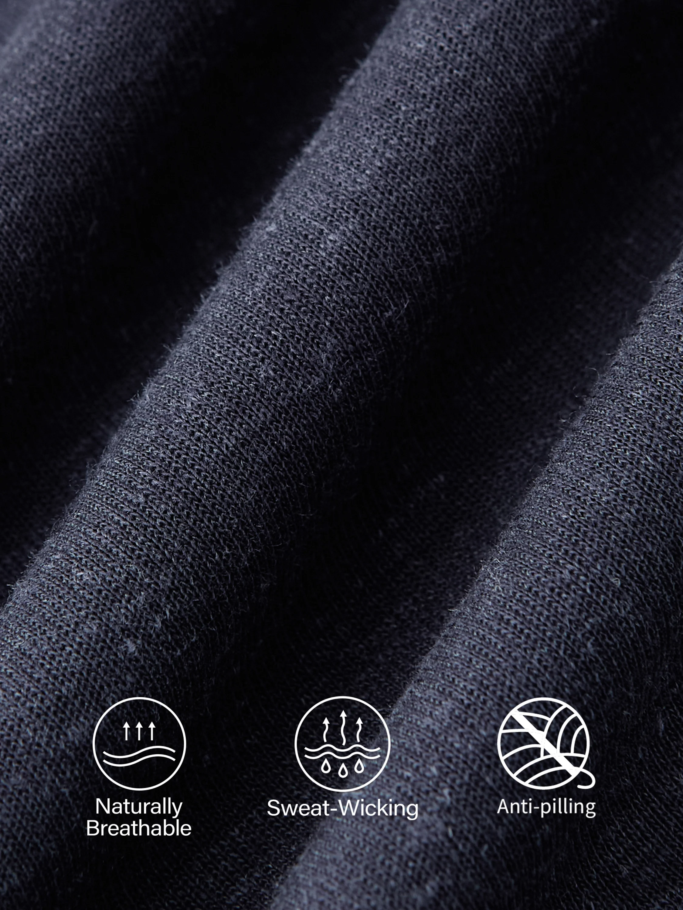Linen-Like Breathable Barrel Leg Pants - Image 12
