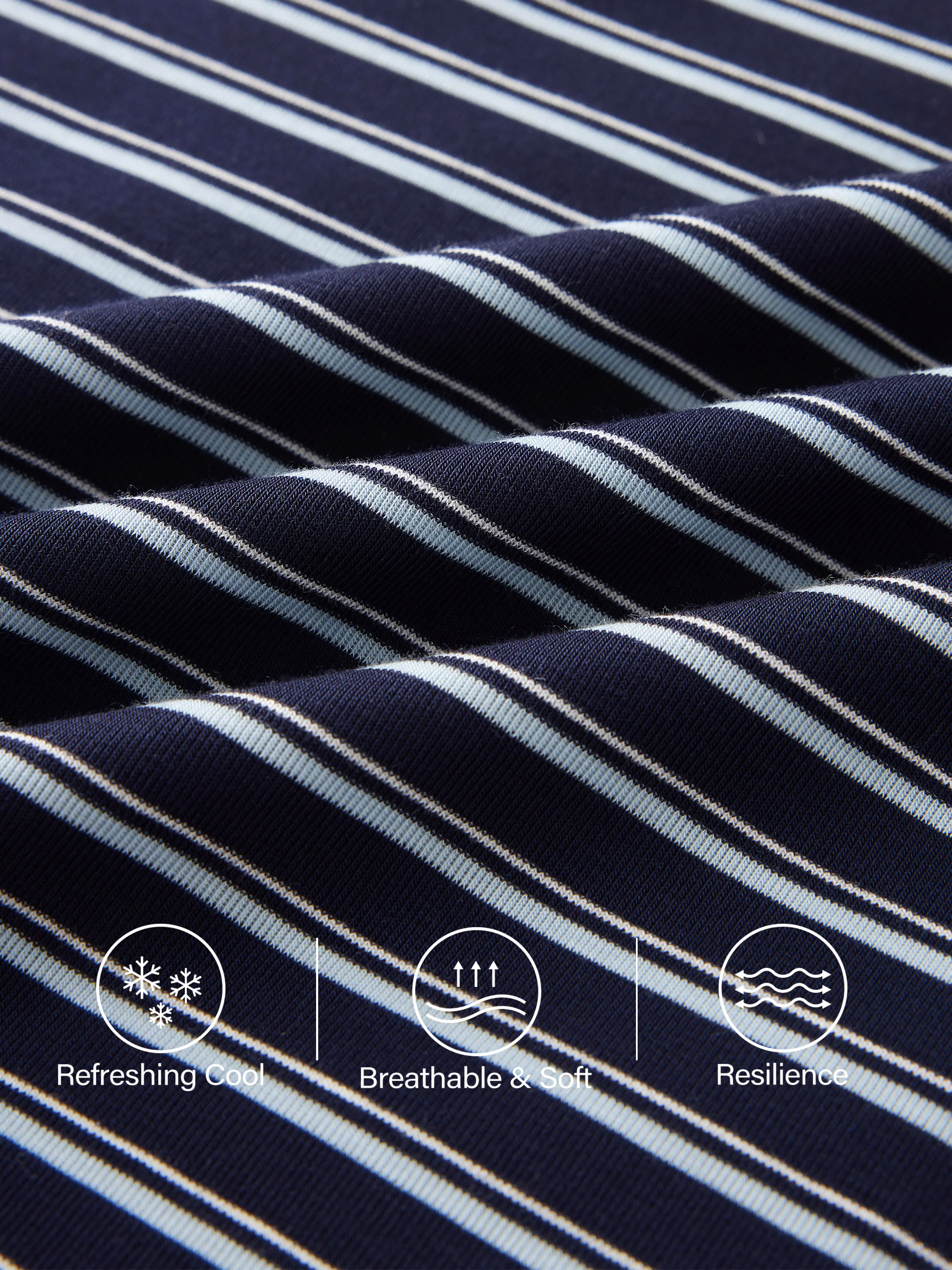 Low Rise Folded Waist Striped Midi Skirt - Image 11