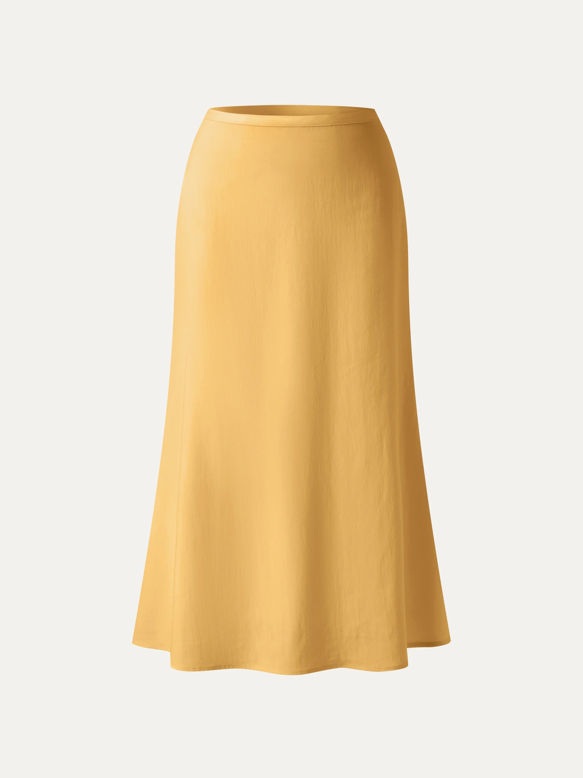 Lyocell-Linen Blend Maxi Flared Pull-On Skirt - Image 13