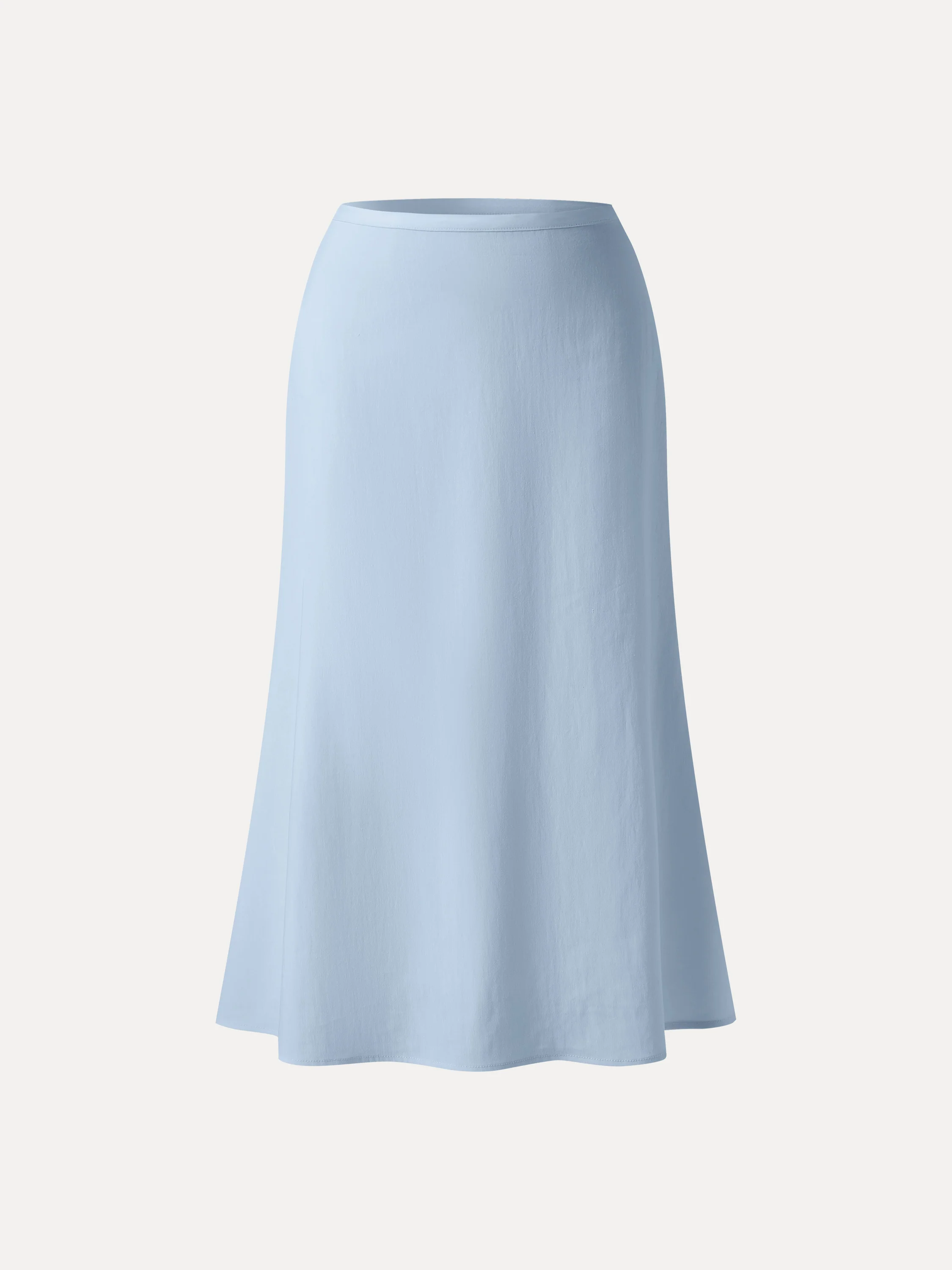 Lyocell-Linen Blend Maxi Flared Pull-On Skirt - Image 20