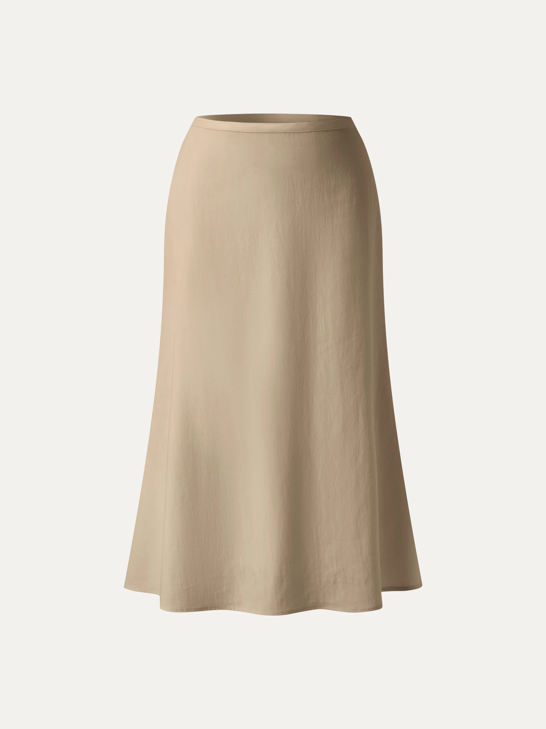 Lyocell-Linen Blend Maxi Flared Pull-On Skirt - Image 21