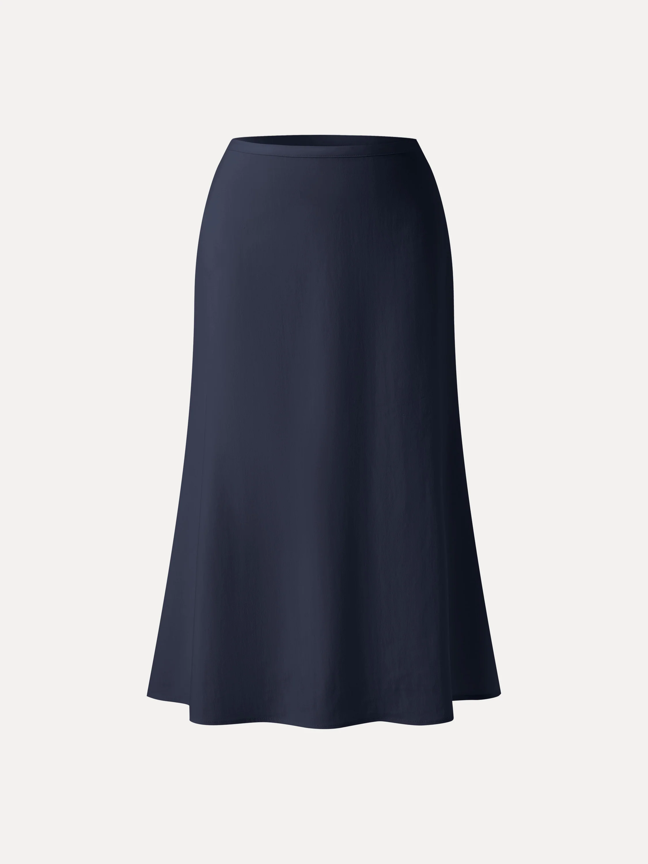 Lyocell-Linen Blend Maxi Flared Pull-On Skirt - Image 22