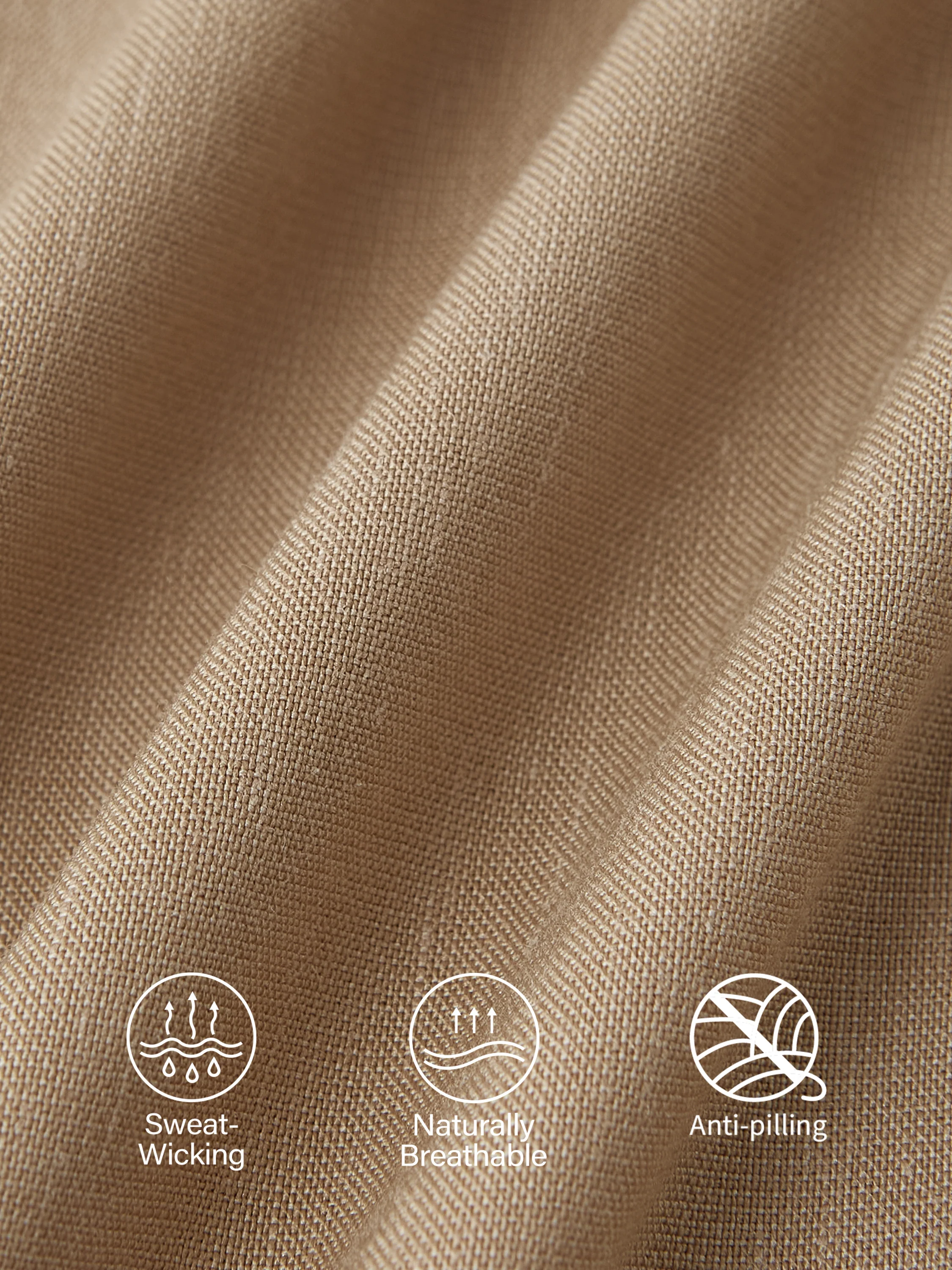 Lyocell-Linen Tailored Shorts with Pockets - Image 12