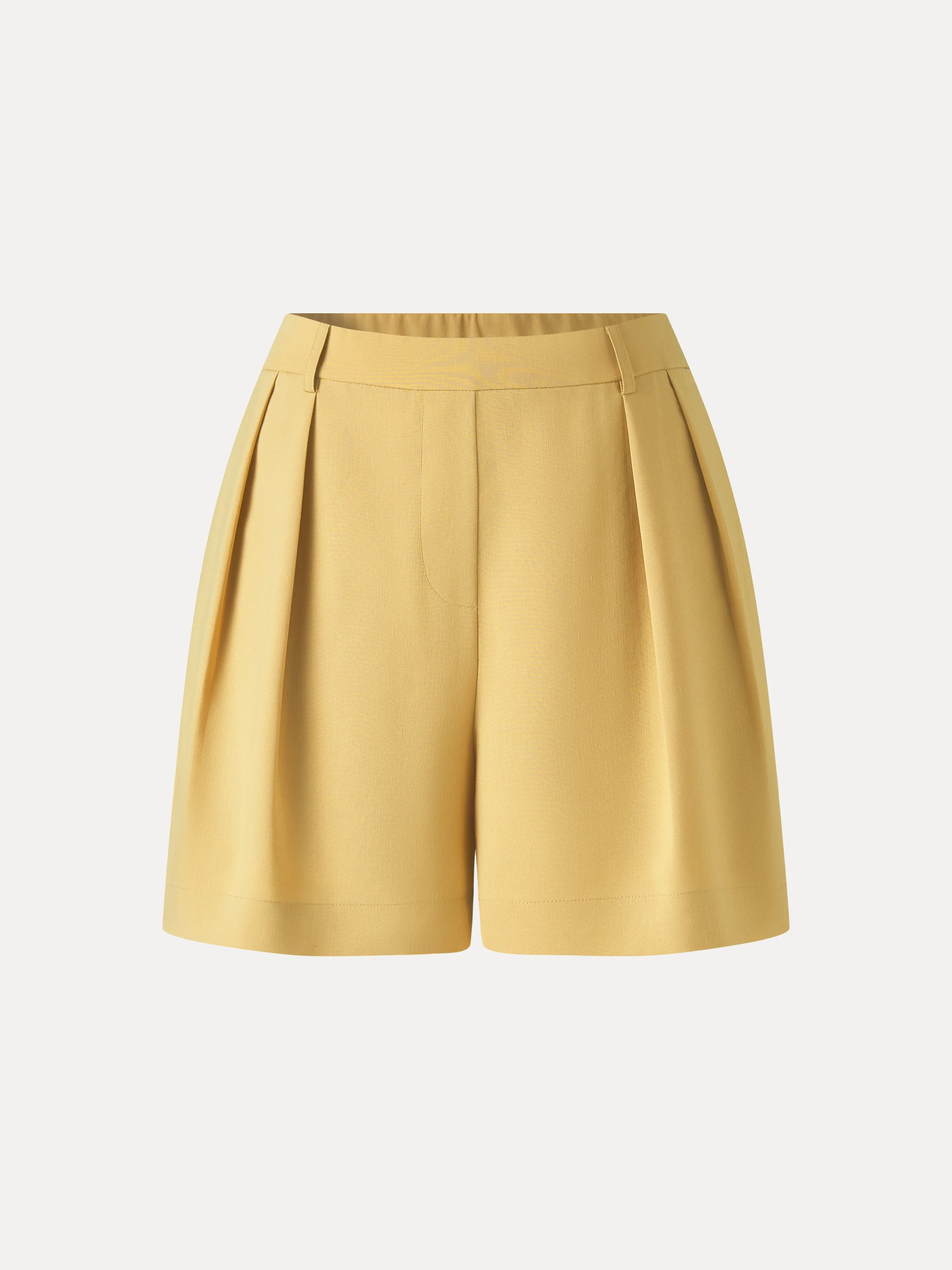 Lyocell-Linen Tailored Shorts with Pockets - Image 15