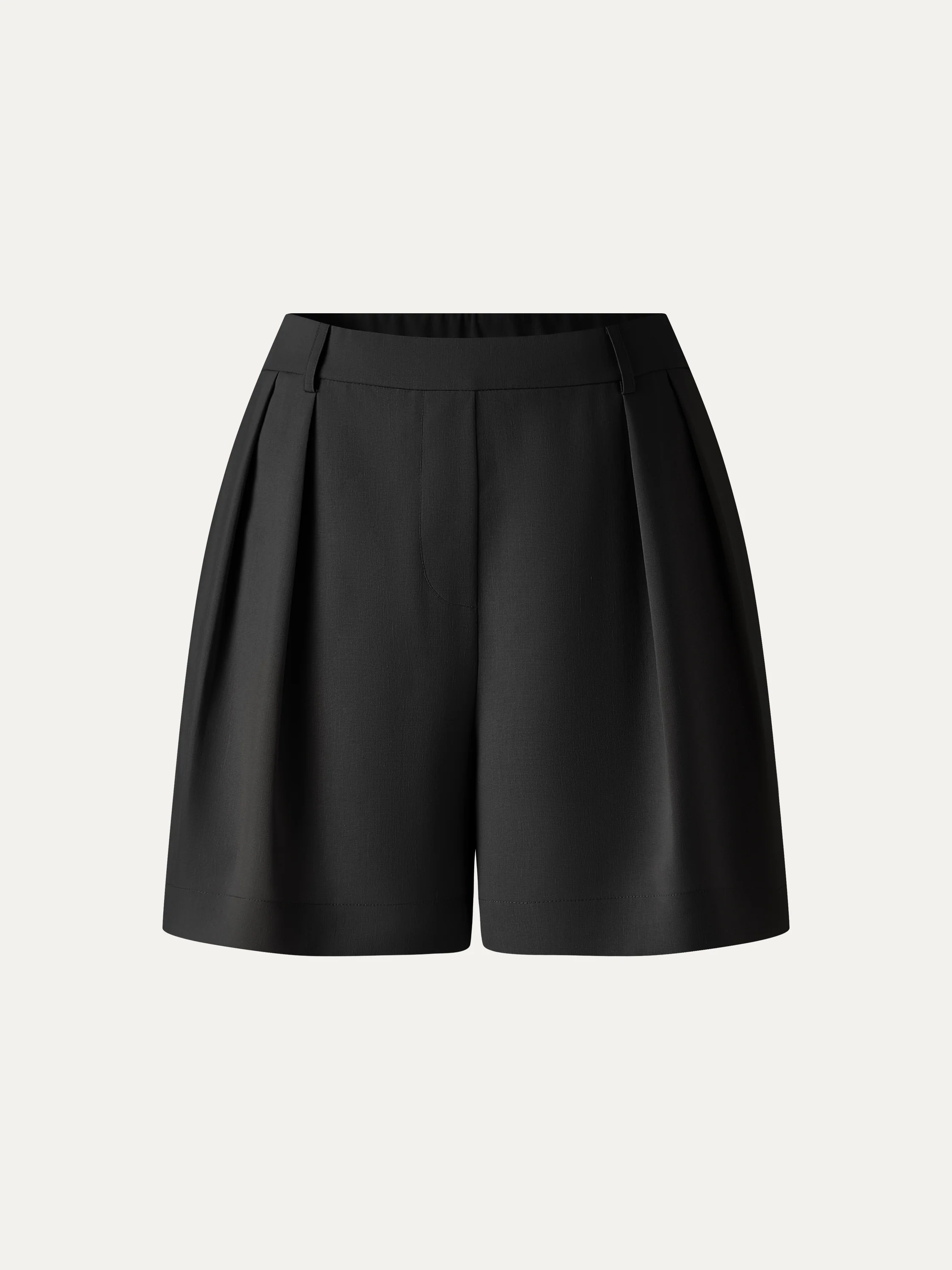 Lyocell-Linen Tailored Shorts with Pockets - Image 19