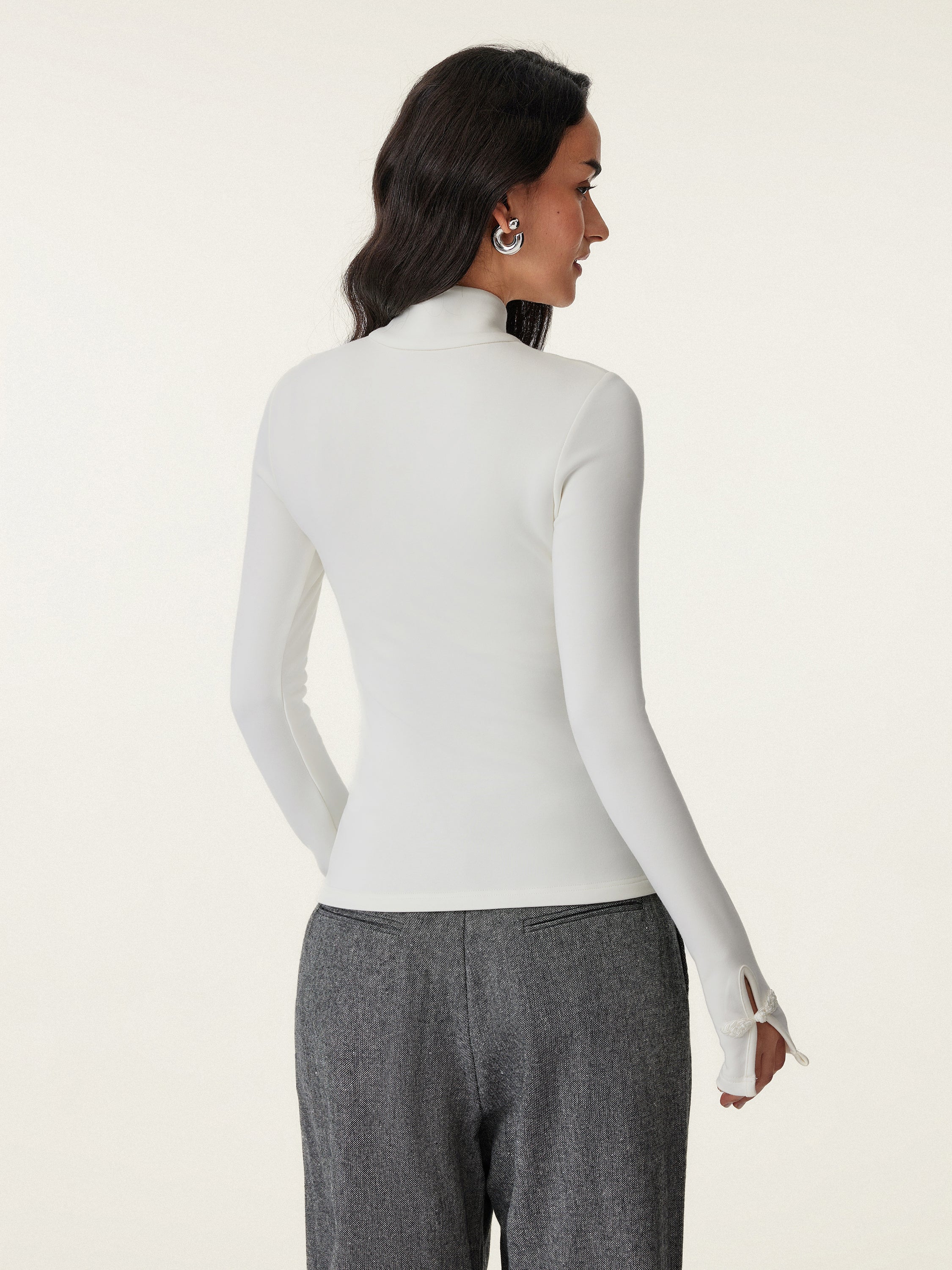 Mandarin Collar Frog Button Bra Top Limited Edition - Image 10