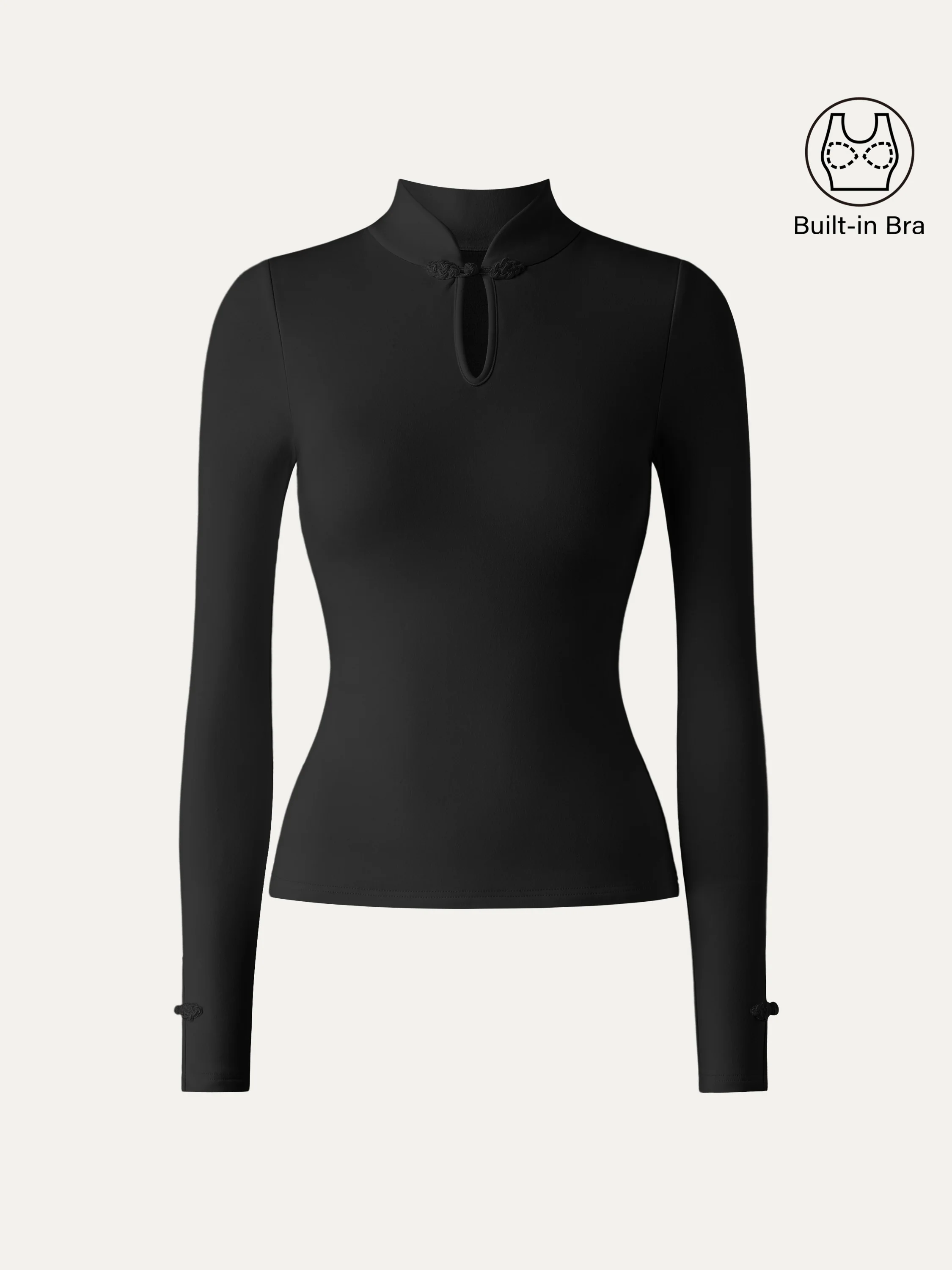 Mandarin Collar Frog Button Bra Top Limited Edition - Image 14